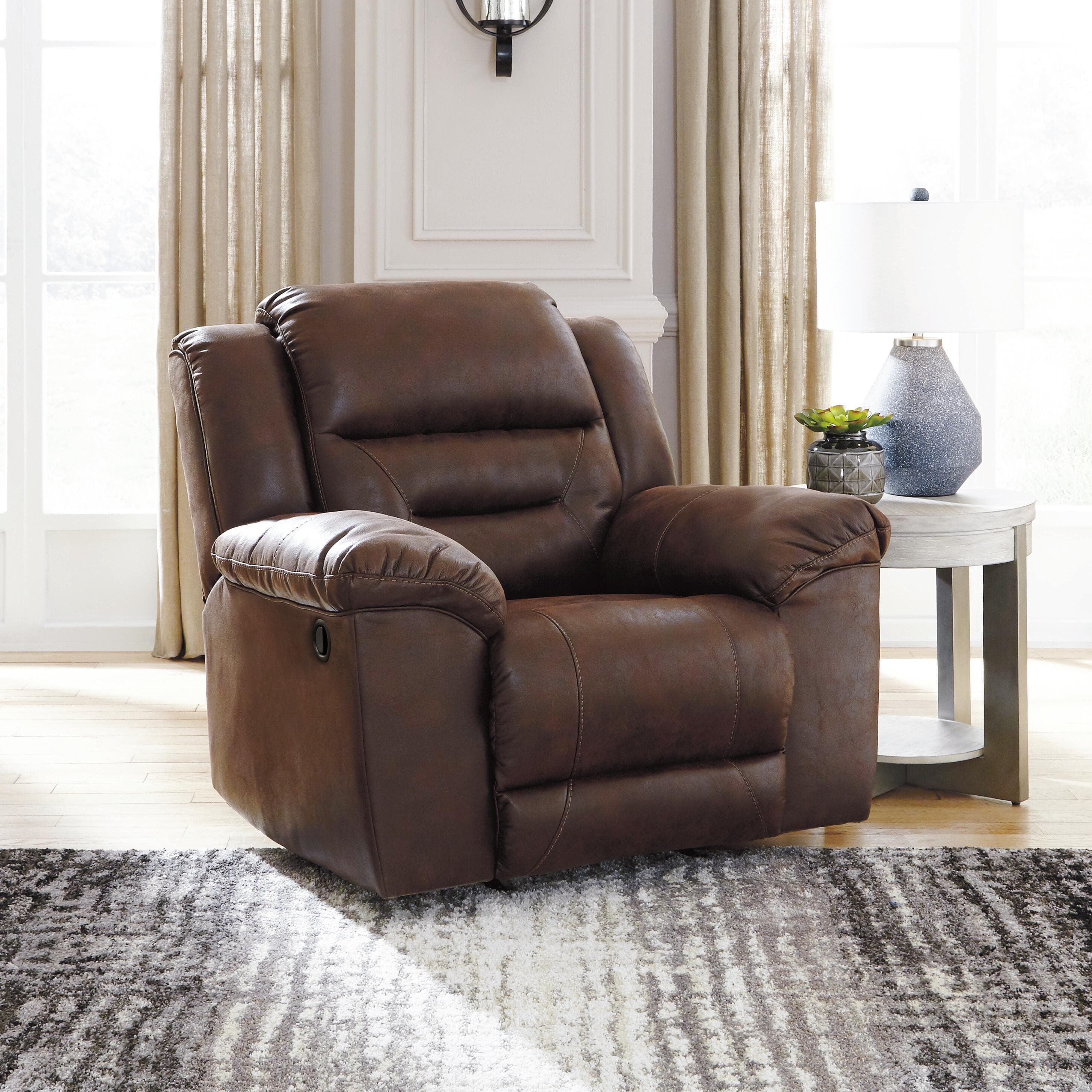 Stoneland Recliner — Brown/Beige — view 2
