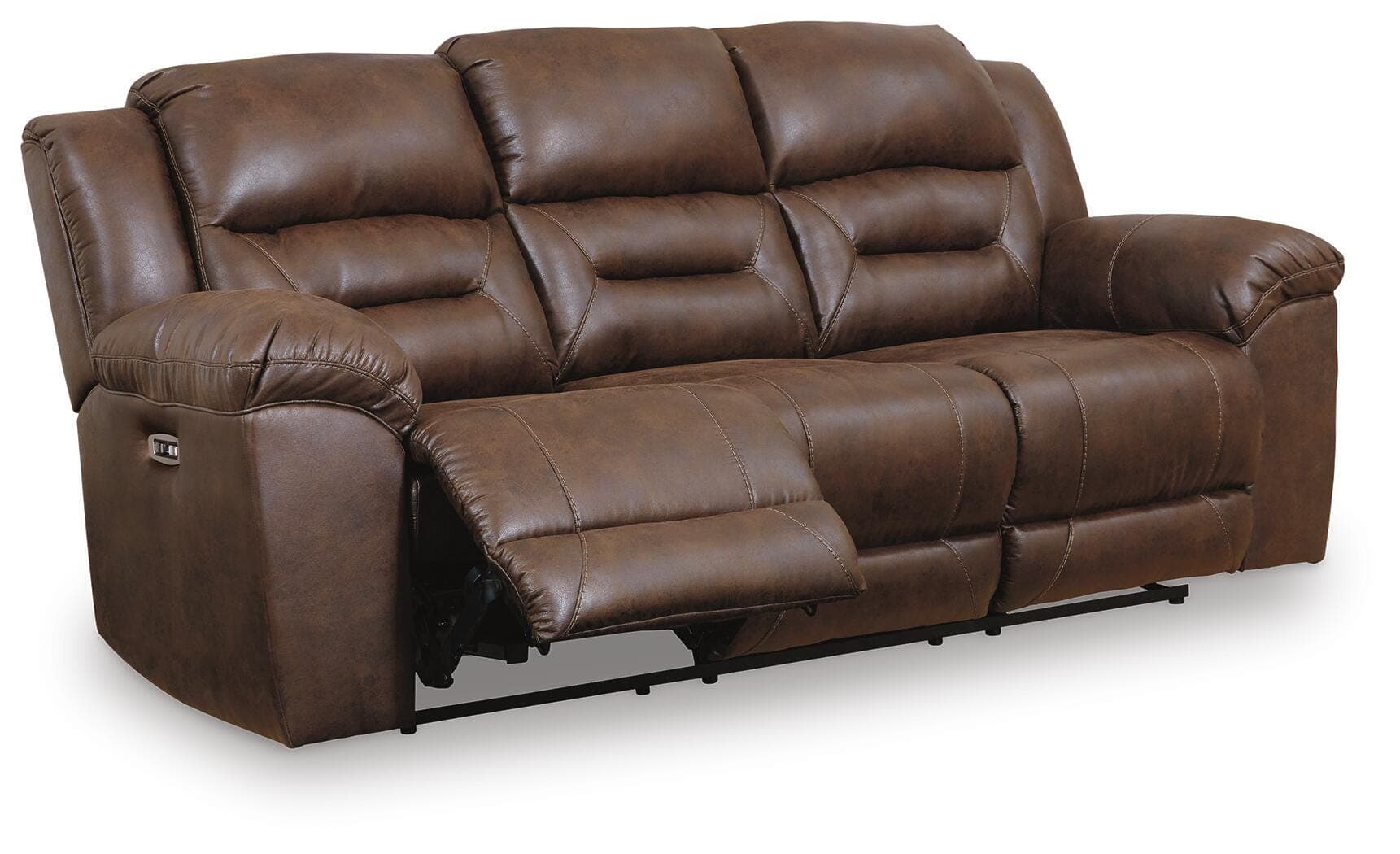 Stoneland Power Reclining Sofa — Brown/Beige — view 5