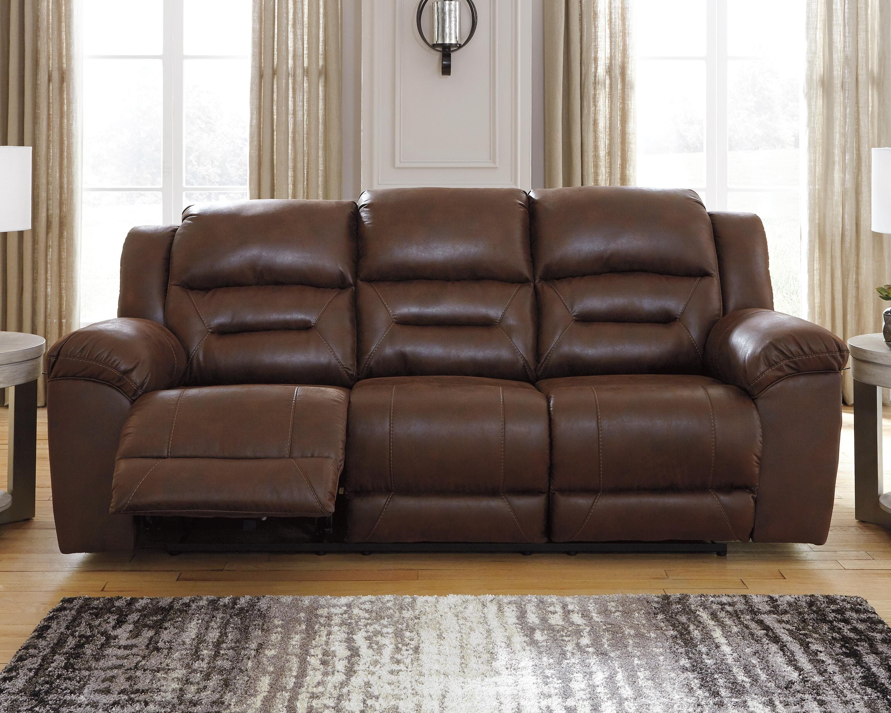 Stoneland Power Reclining Sofa — Brown/Beige — view 2