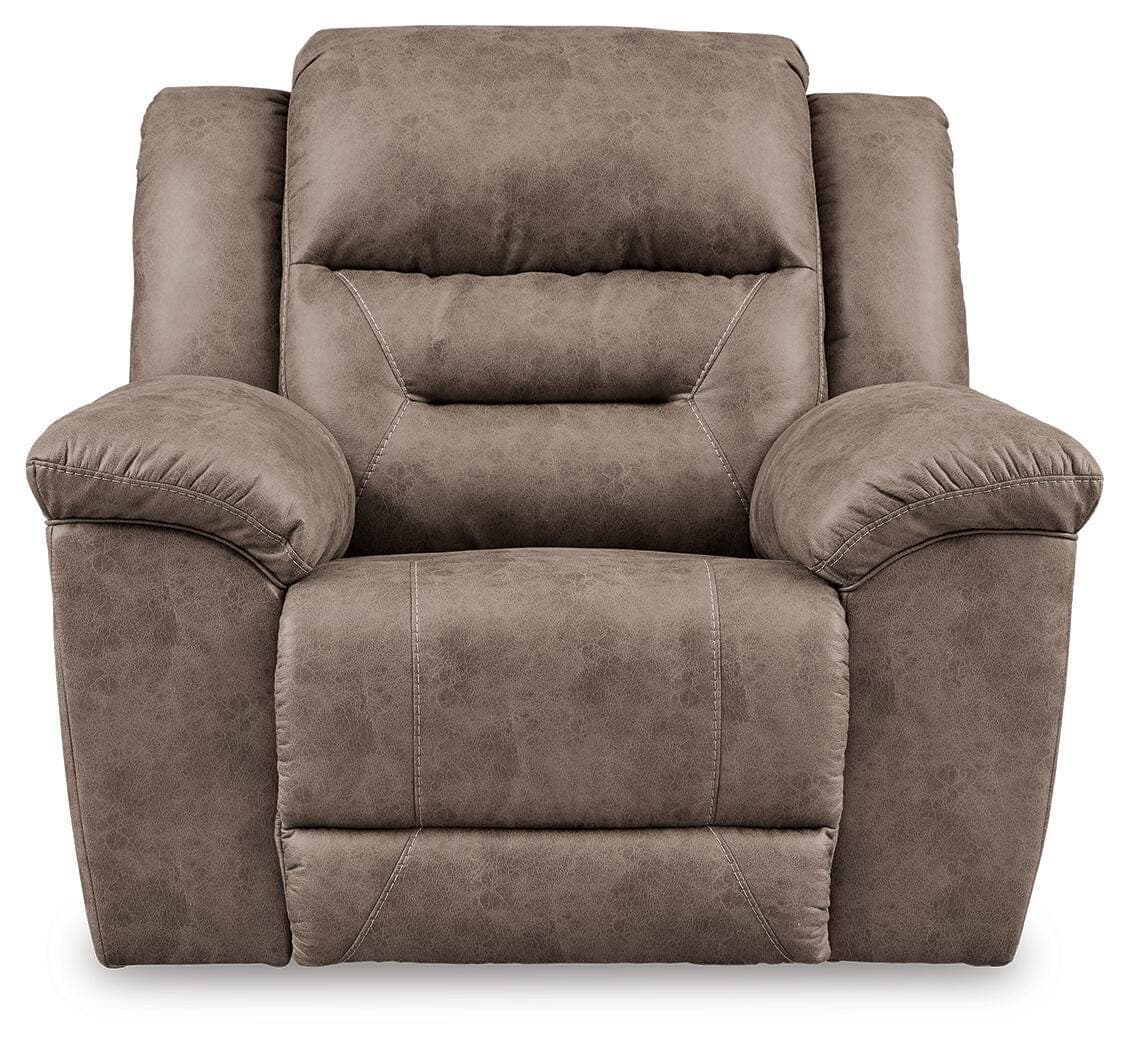 Stoneland Recliner — Brown/Beige — view 3