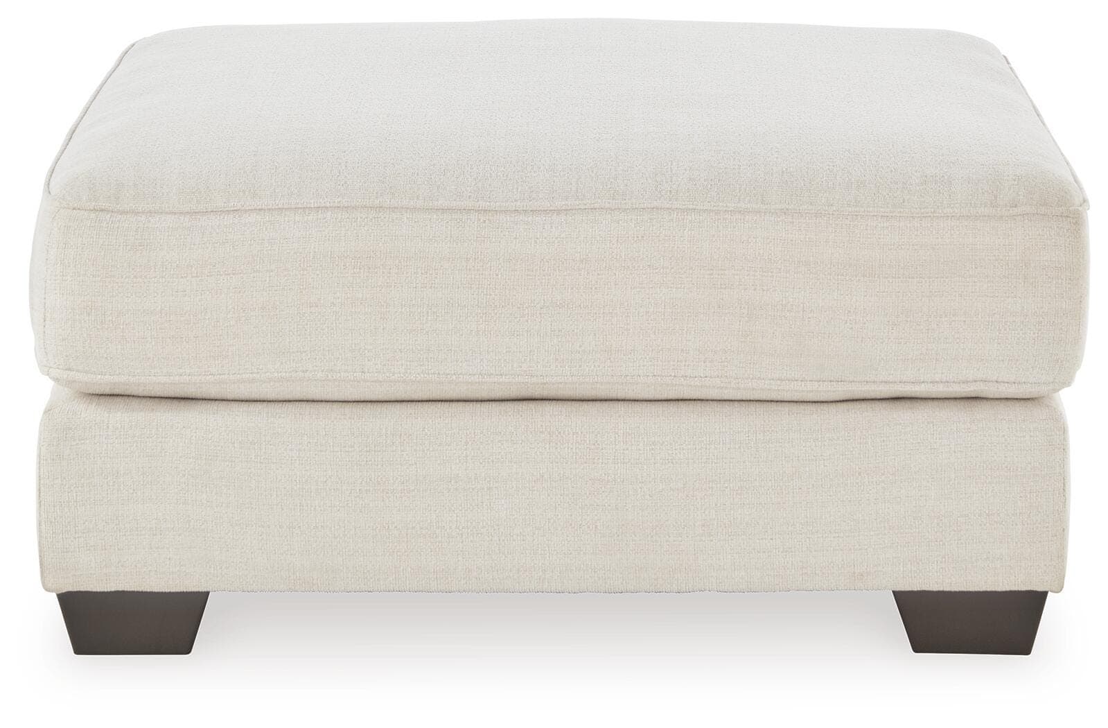Lerenza Oversized Accent Ottoman — Brown/Beige — view 3