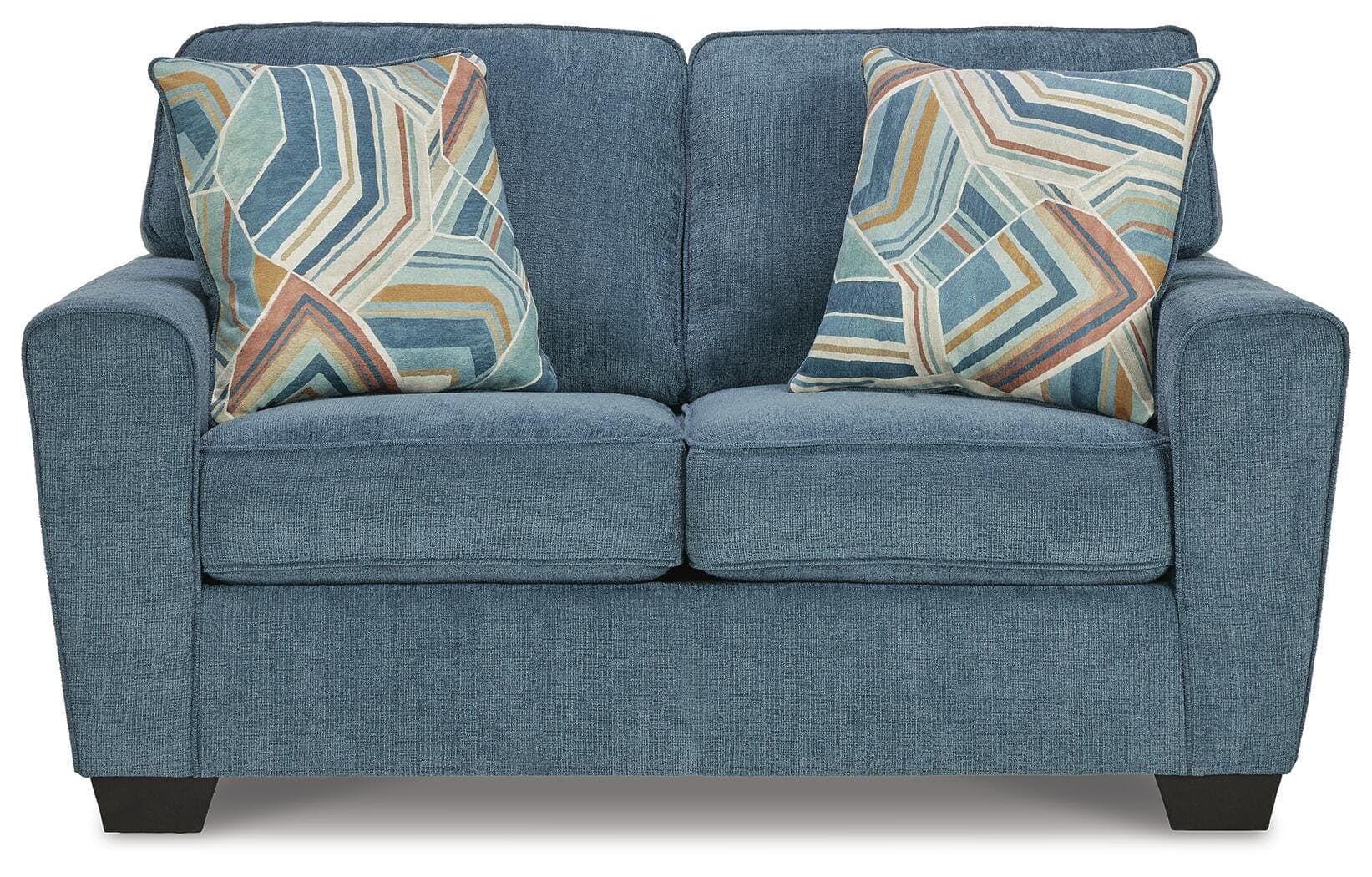 Cashton Loveseat — Blue — view 3