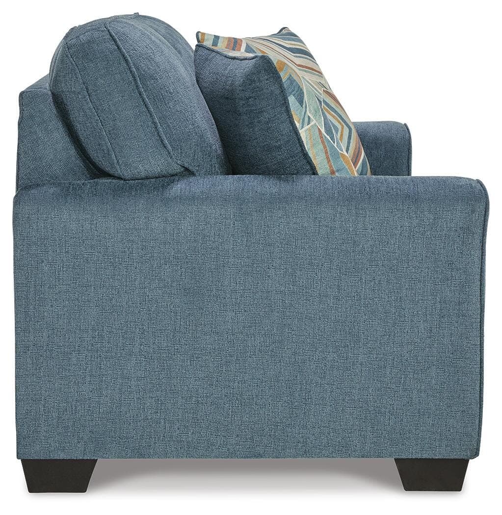 Cashton Loveseat — Blue — view 4