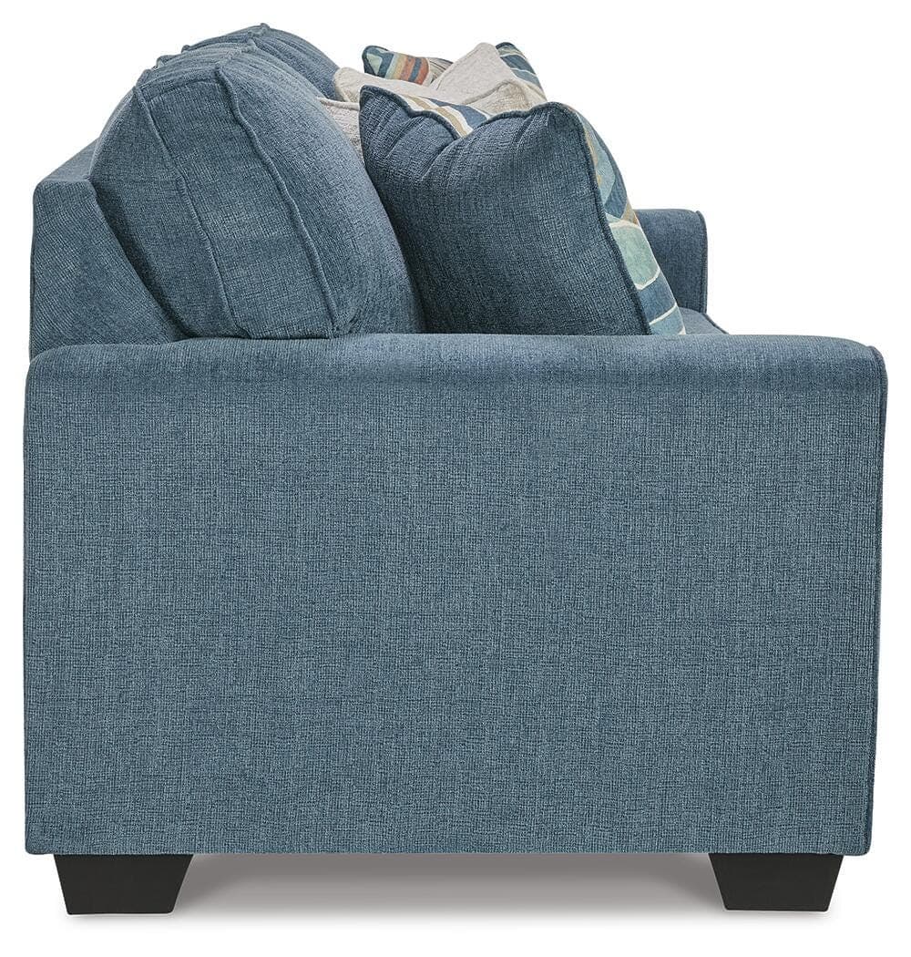 Cashton Queen Sofa Sleeper — Blue — view 4