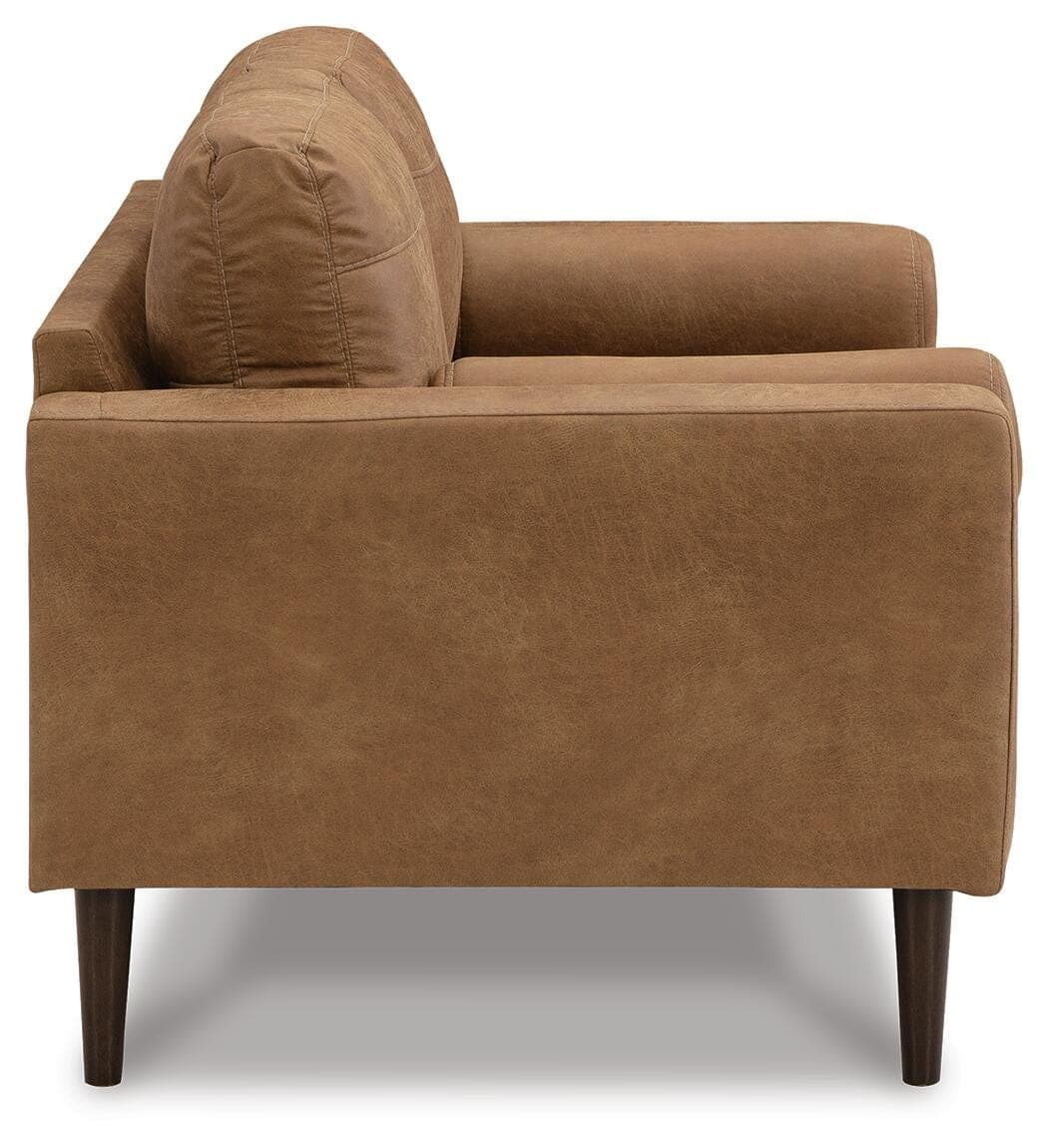 Telora Loveseat — Brown/Beige — view 4