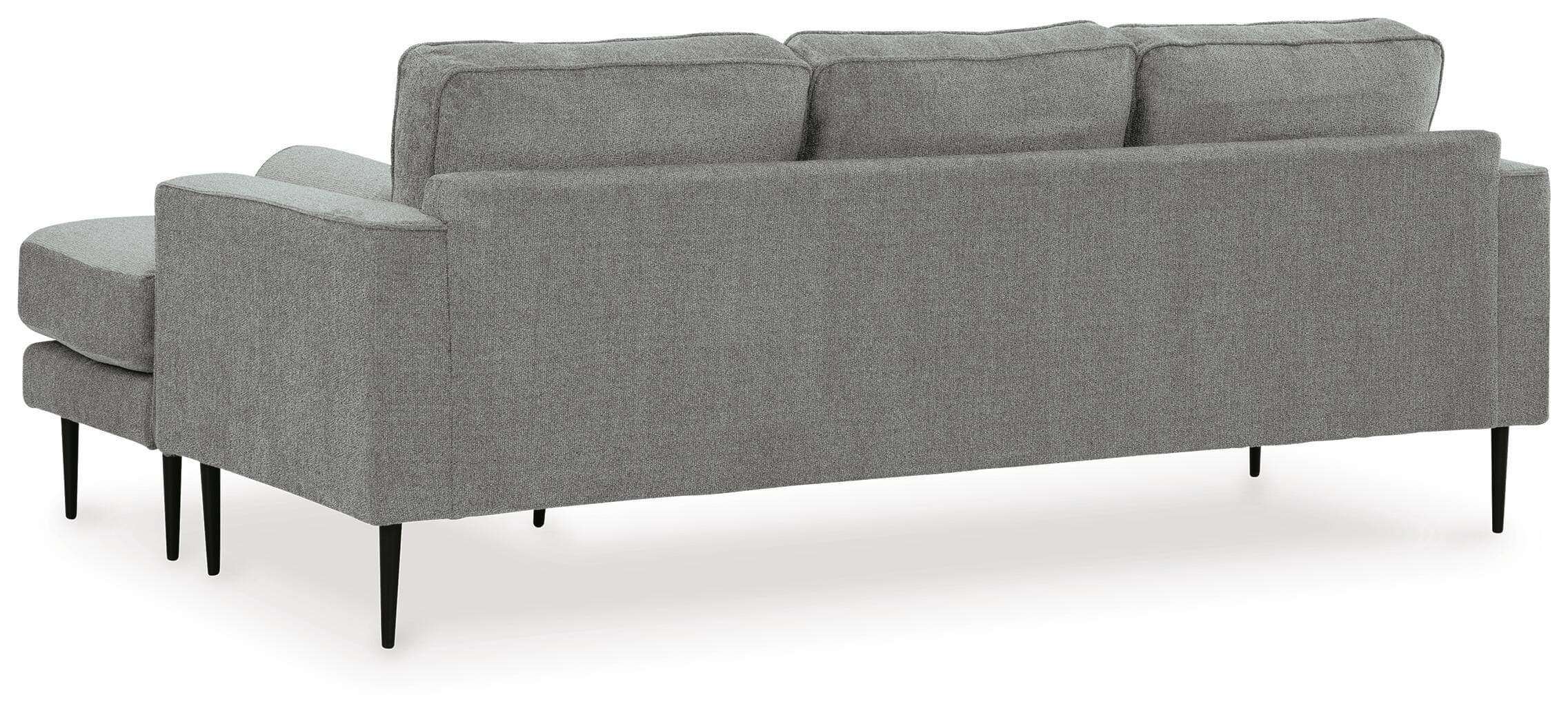 Hazela Sofa Chaise — Black/Gray — view 5