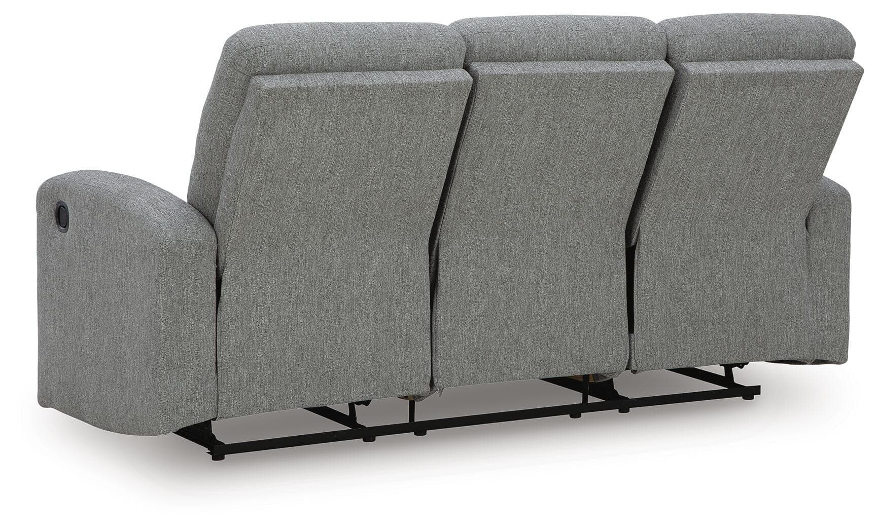 Moreau Place Reclining Sofa — Black/Gray — view 6