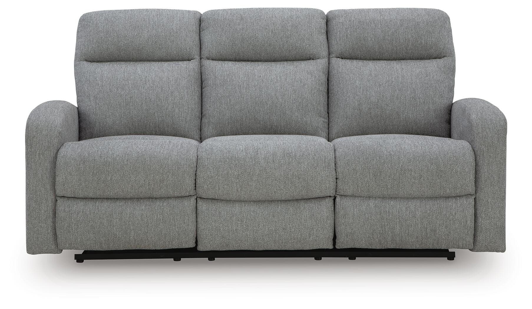 Moreau Place Reclining Sofa — Black/Gray — view 4