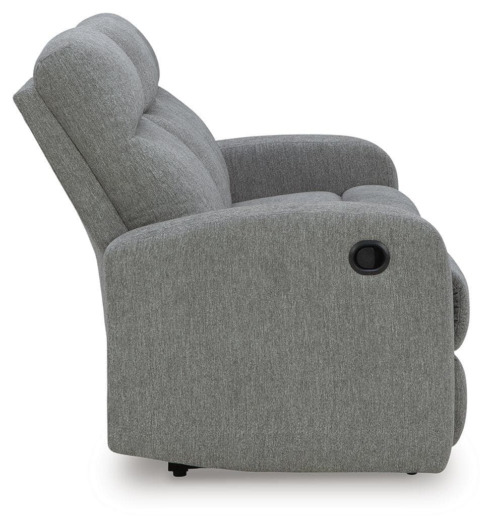 Moreau Place Reclining Sofa — Black/Gray — view 5
