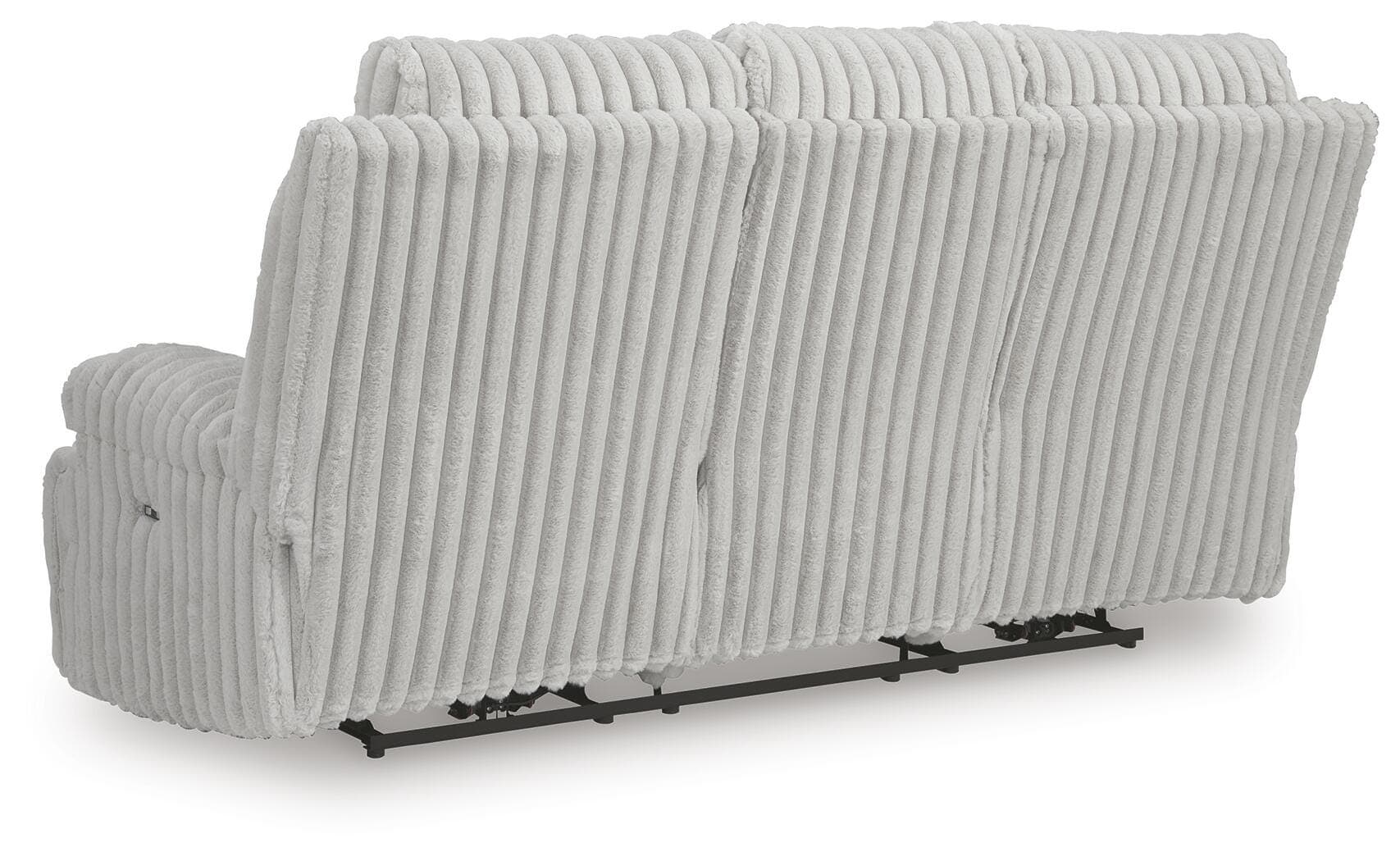 Technique Power Reclining Sofa with Drop Down Table — Black/Gray — view 5