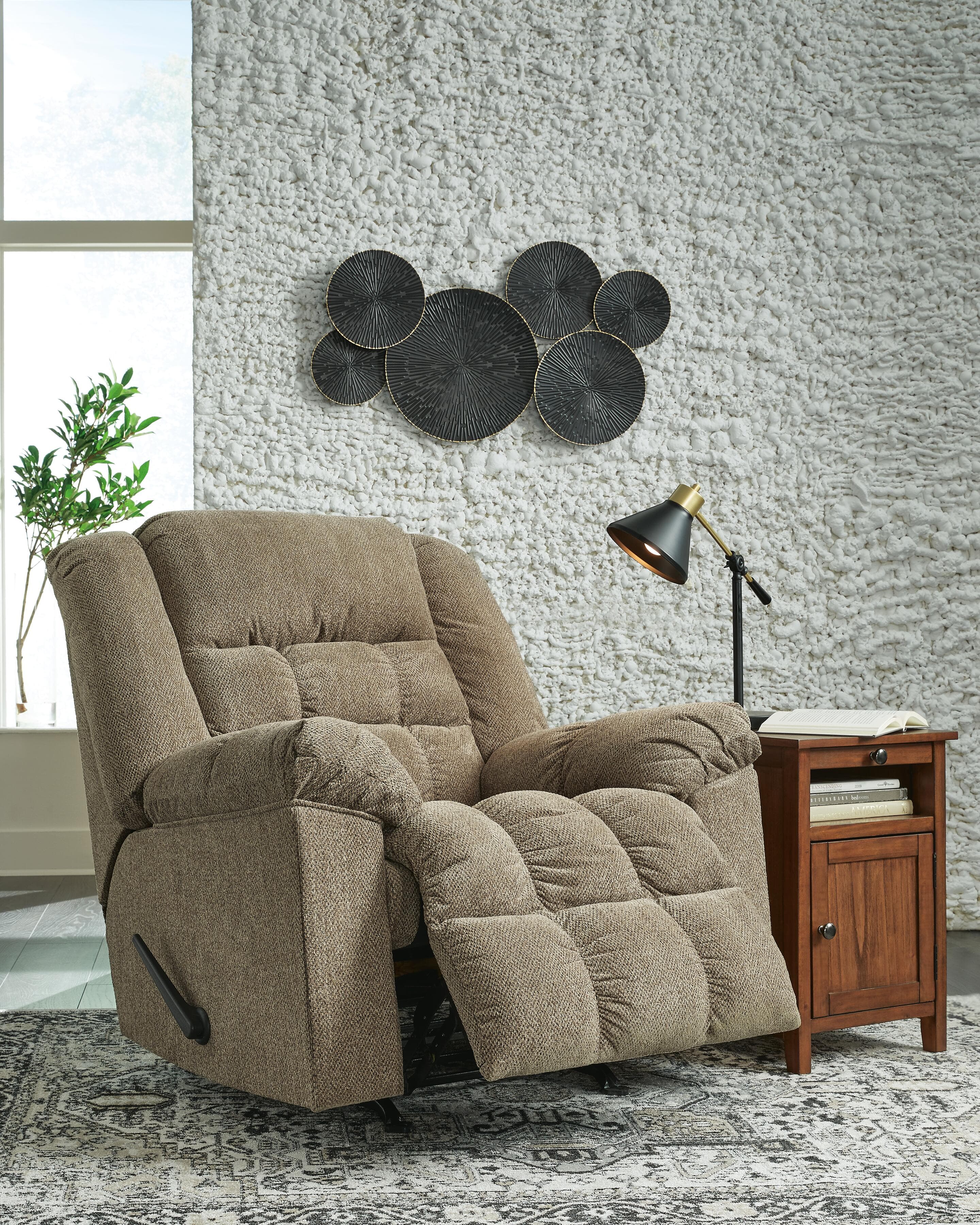 Kegler Recliner — Brown/Beige — view 7
