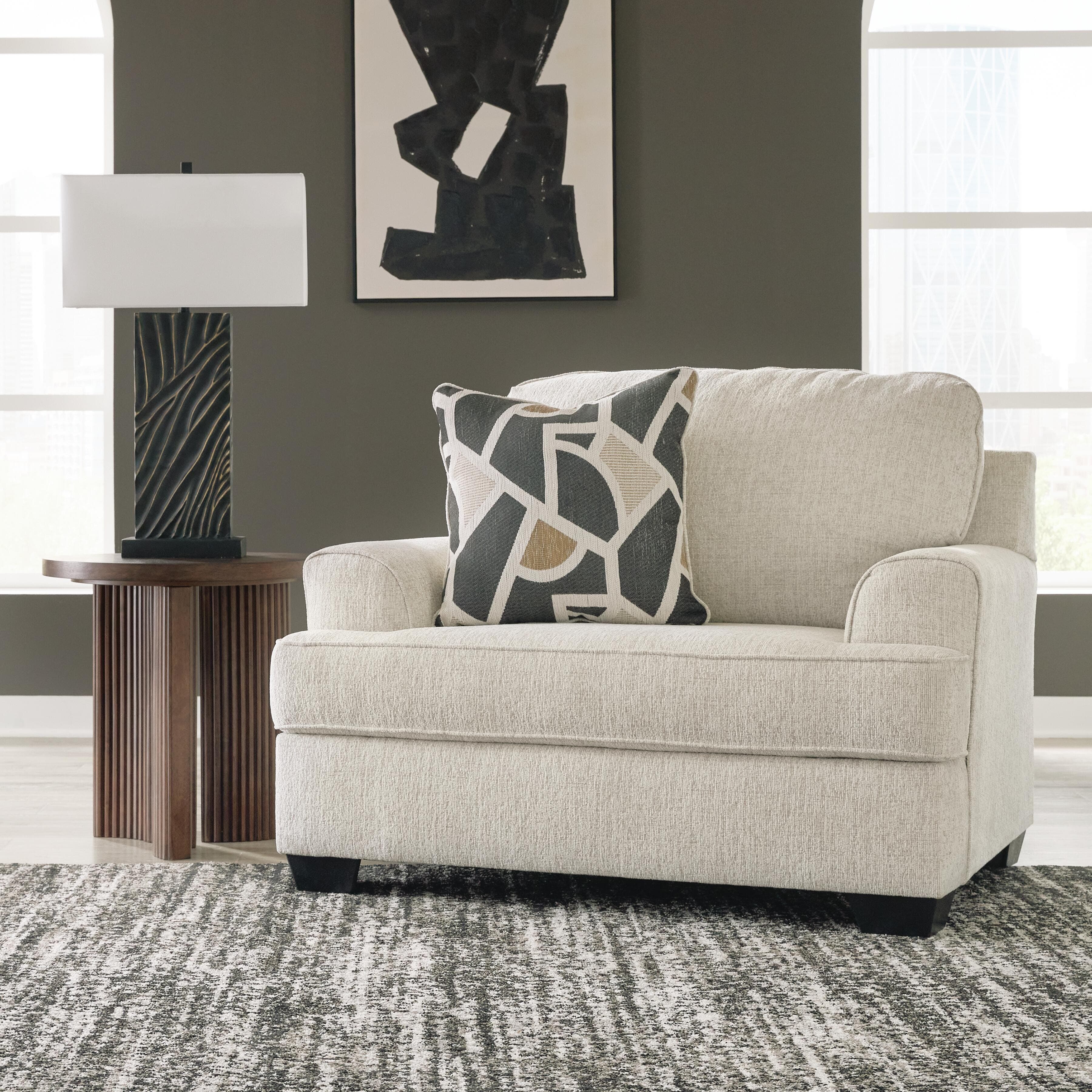 Heartcort Oversized Chair — Natural — view 2