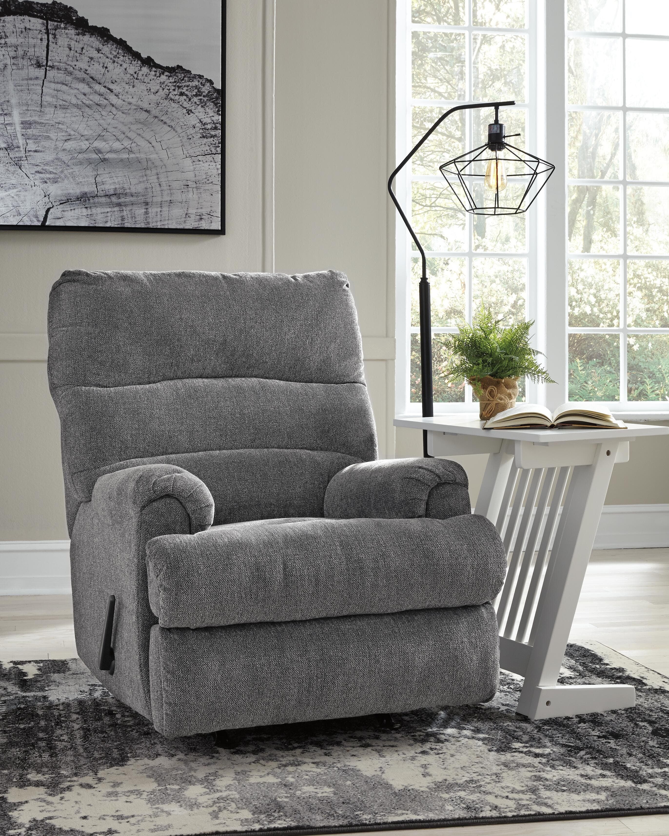 Man Fort Recliner — Black/Gray — view 2