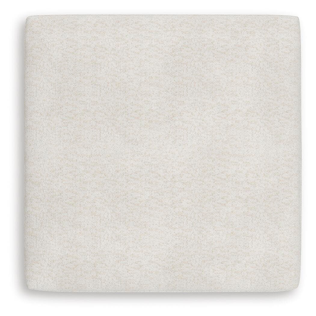 Donelson Creek Oversized Accent Ottoman — White — view 4