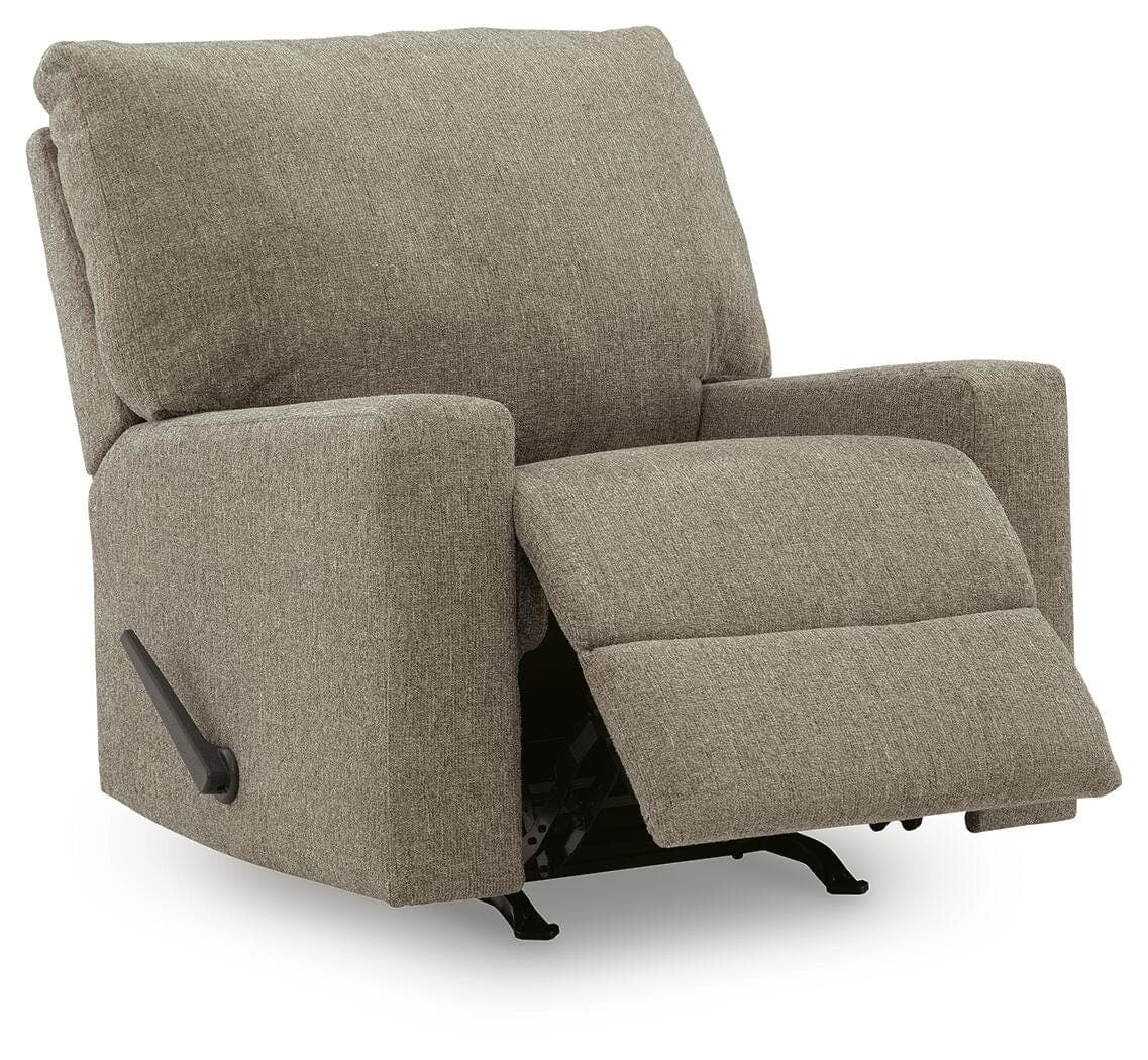 Newellen Recliner — Brown/Beige — view 3