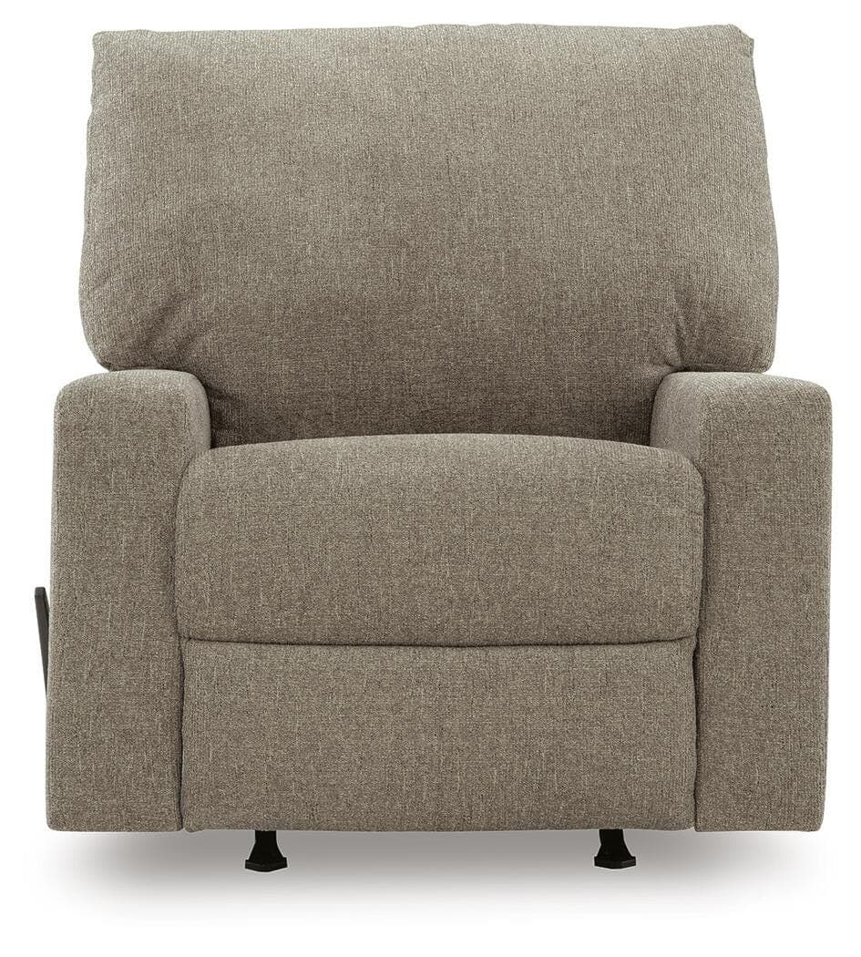 Newellen Recliner — Brown/Beige — view 4