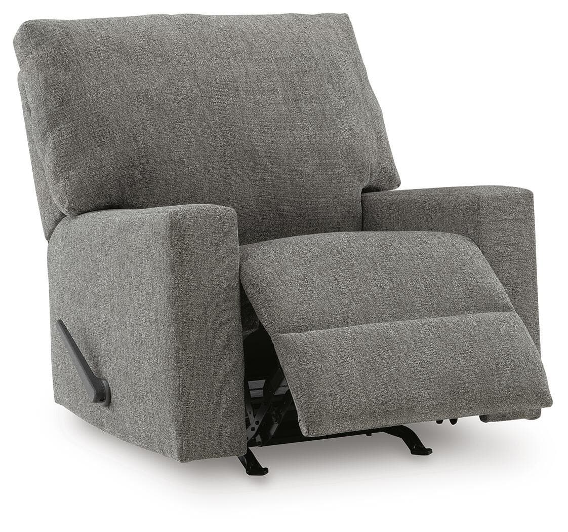 Newellen Recliner — Black/Gray — view 3