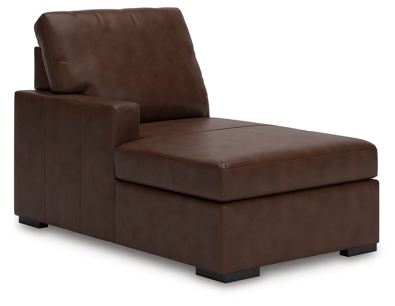 Modern Day 3-Piece Sectional with Chaise — Brown/Beige — view 3