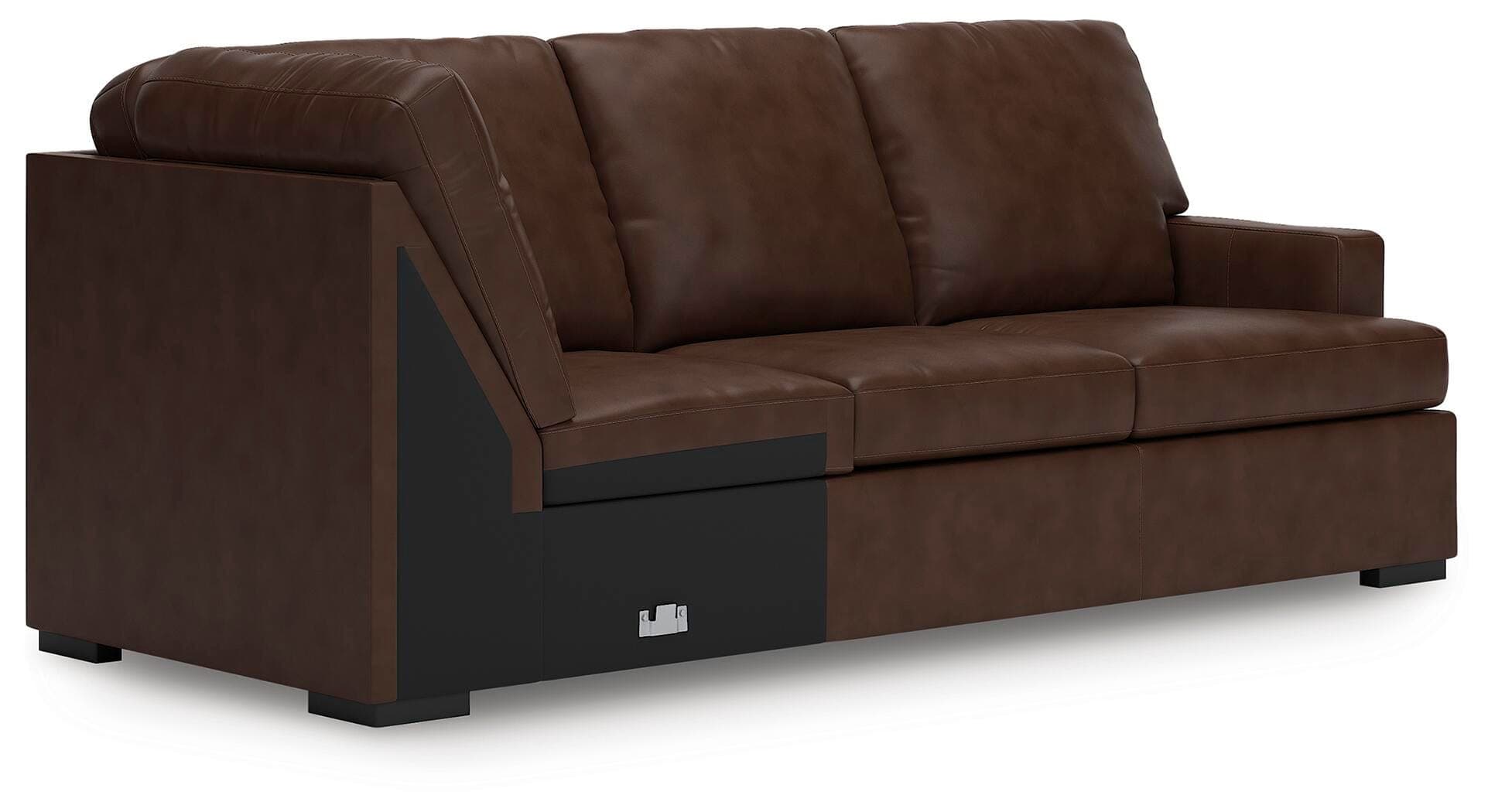Modern Day 3-Piece Sectional with Chaise — Brown/Beige — view 5