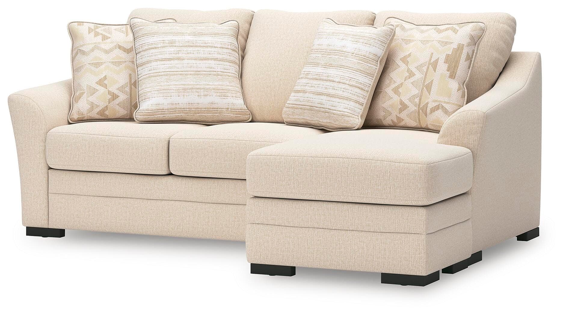 Lango Sofa Chaise — Brown/Beige — view 4
