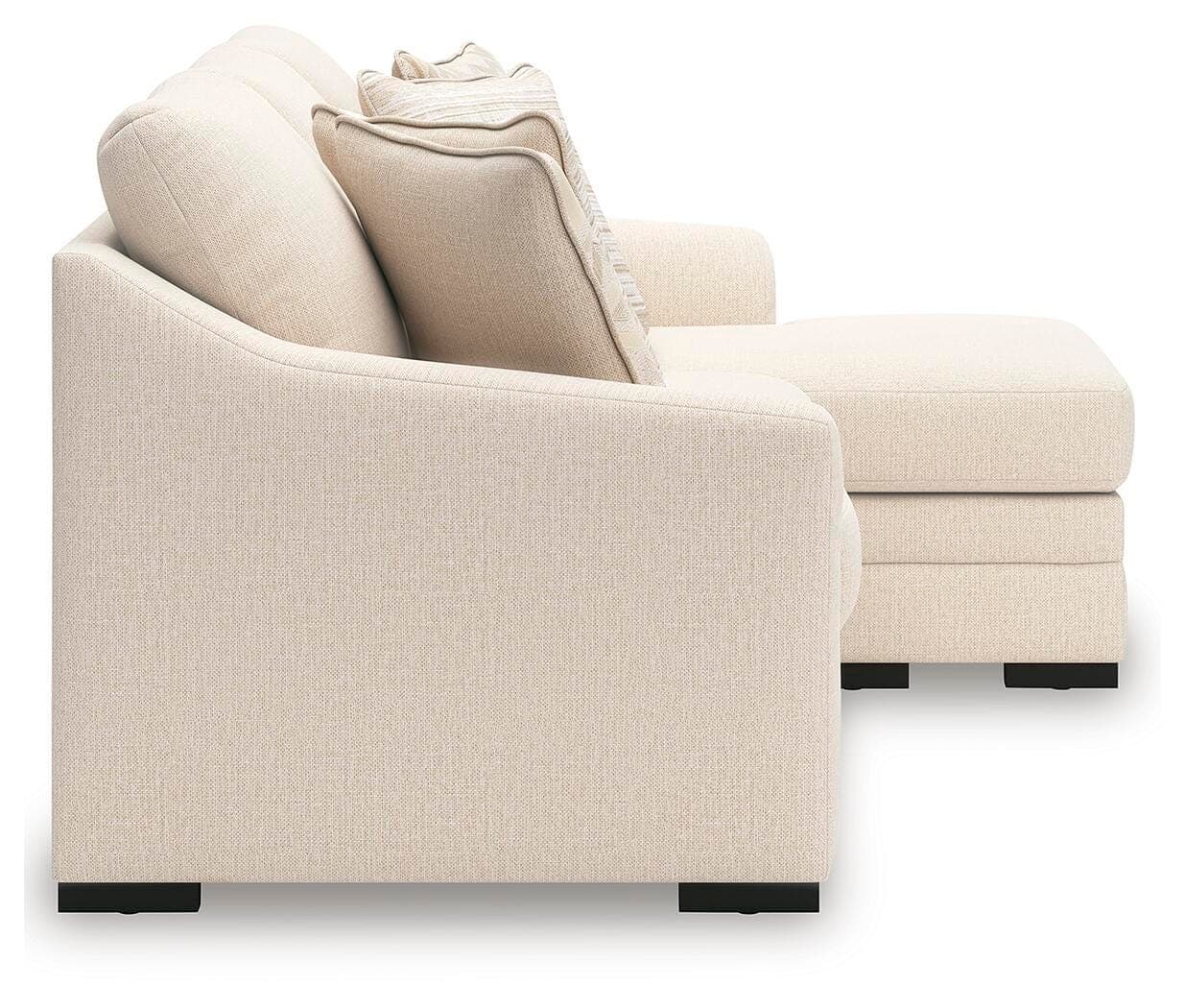 Lango Sofa Chaise — Brown/Beige — view 5