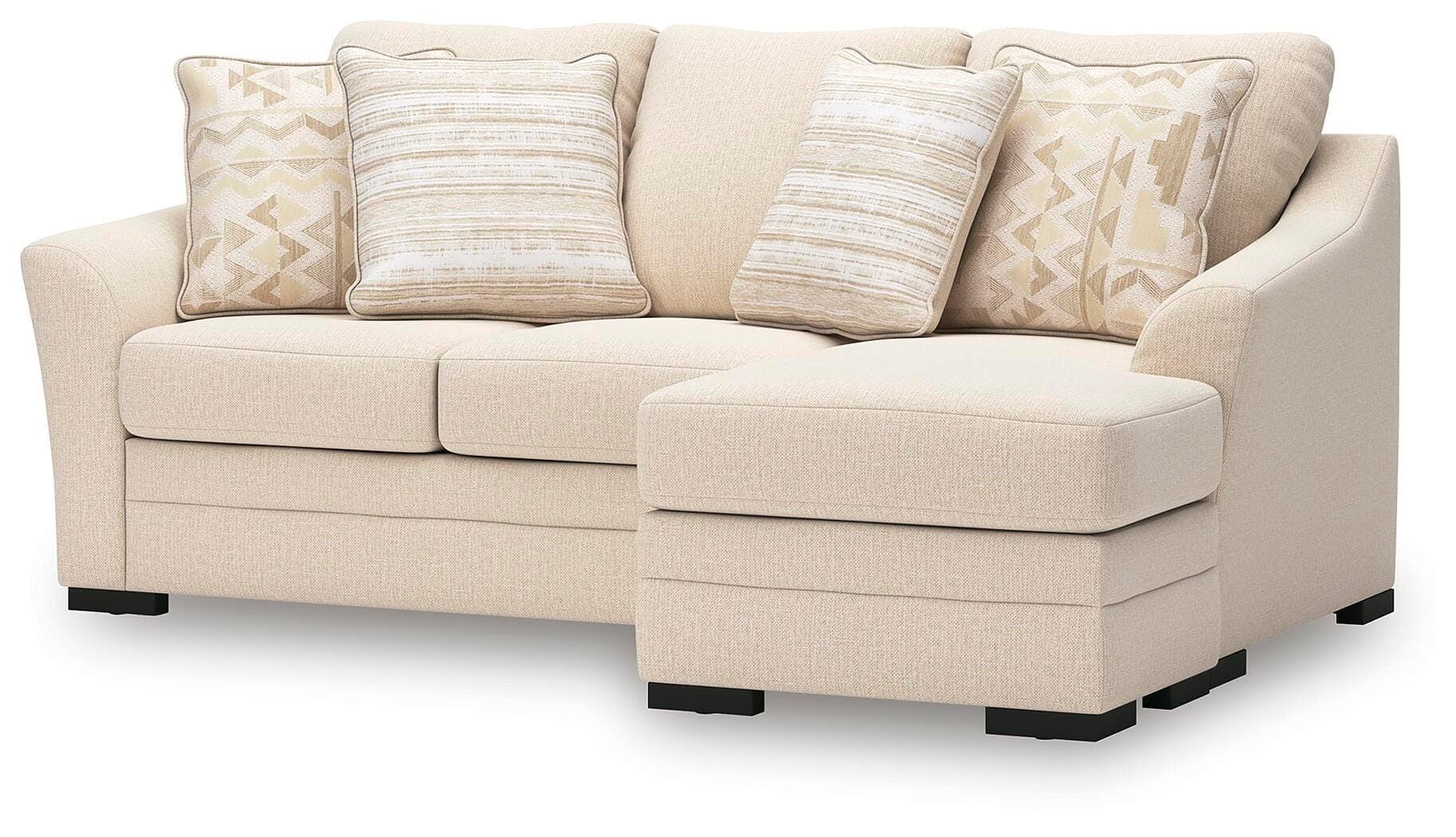 Lango Queen Sofa Chaise Sleeper — Brown/Beige — view 5