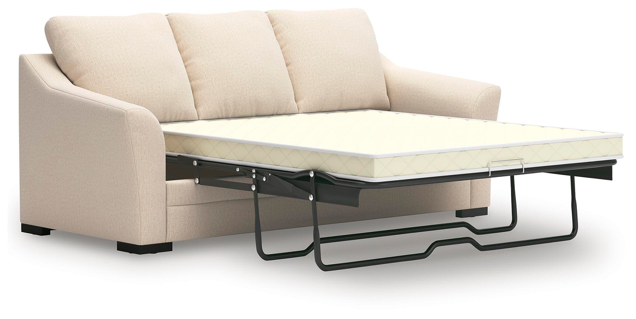 Lango Queen Sofa Chaise Sleeper — Brown/Beige — view 3