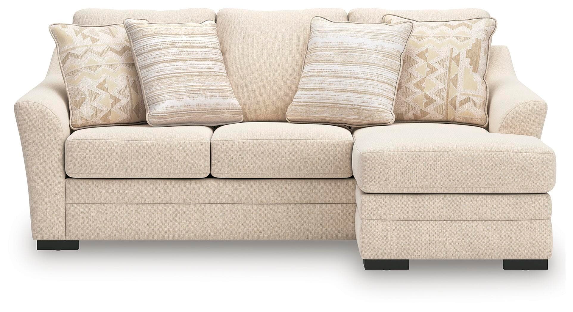 Lango Queen Sofa Chaise Sleeper — Brown/Beige — view 4
