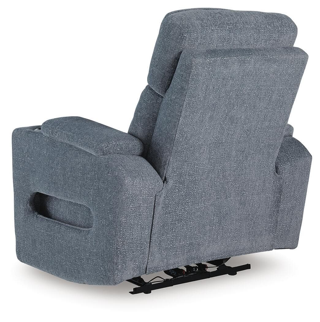 Forest Lake Power Recliner — Black/Gray — view 6