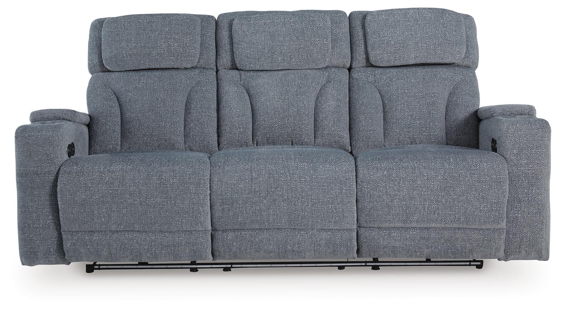 Forest Lake Power Reclining Sofa — Black/Gray — view 4