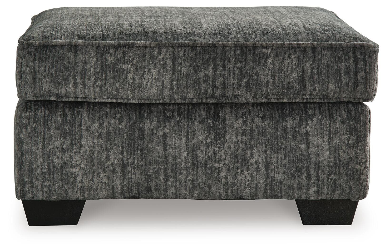 Lonoke Ottoman — Black/Gray — view 3