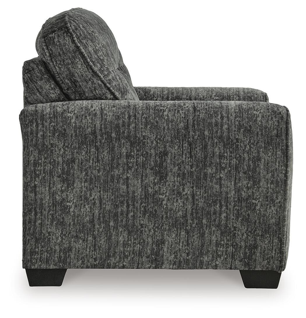Lonoke Oversized Chair — Black/Gray — view 4