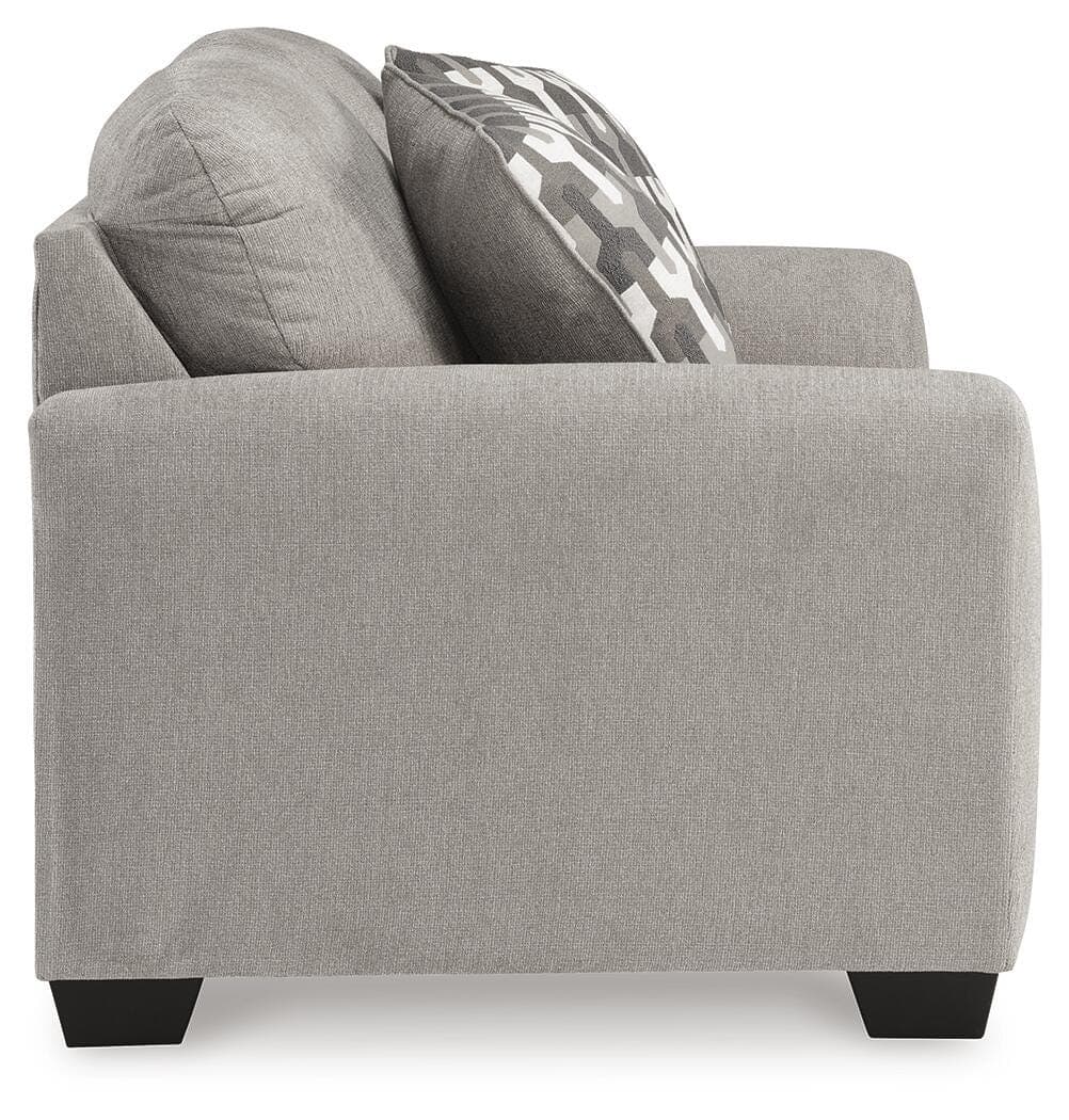 Avenal Park Loveseat — Black/Gray — view 4
