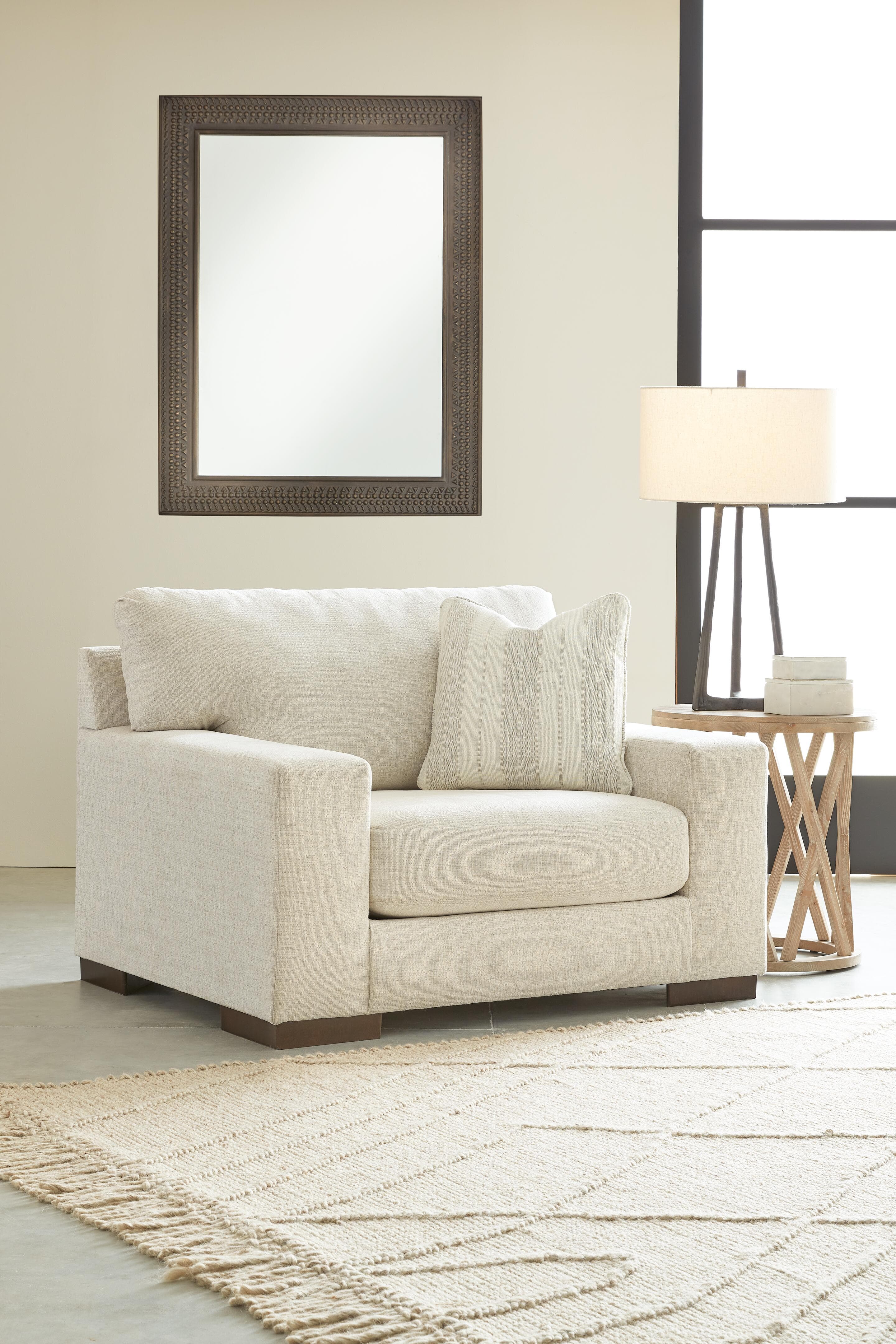 Maggie Oversized Chair — White — view 2