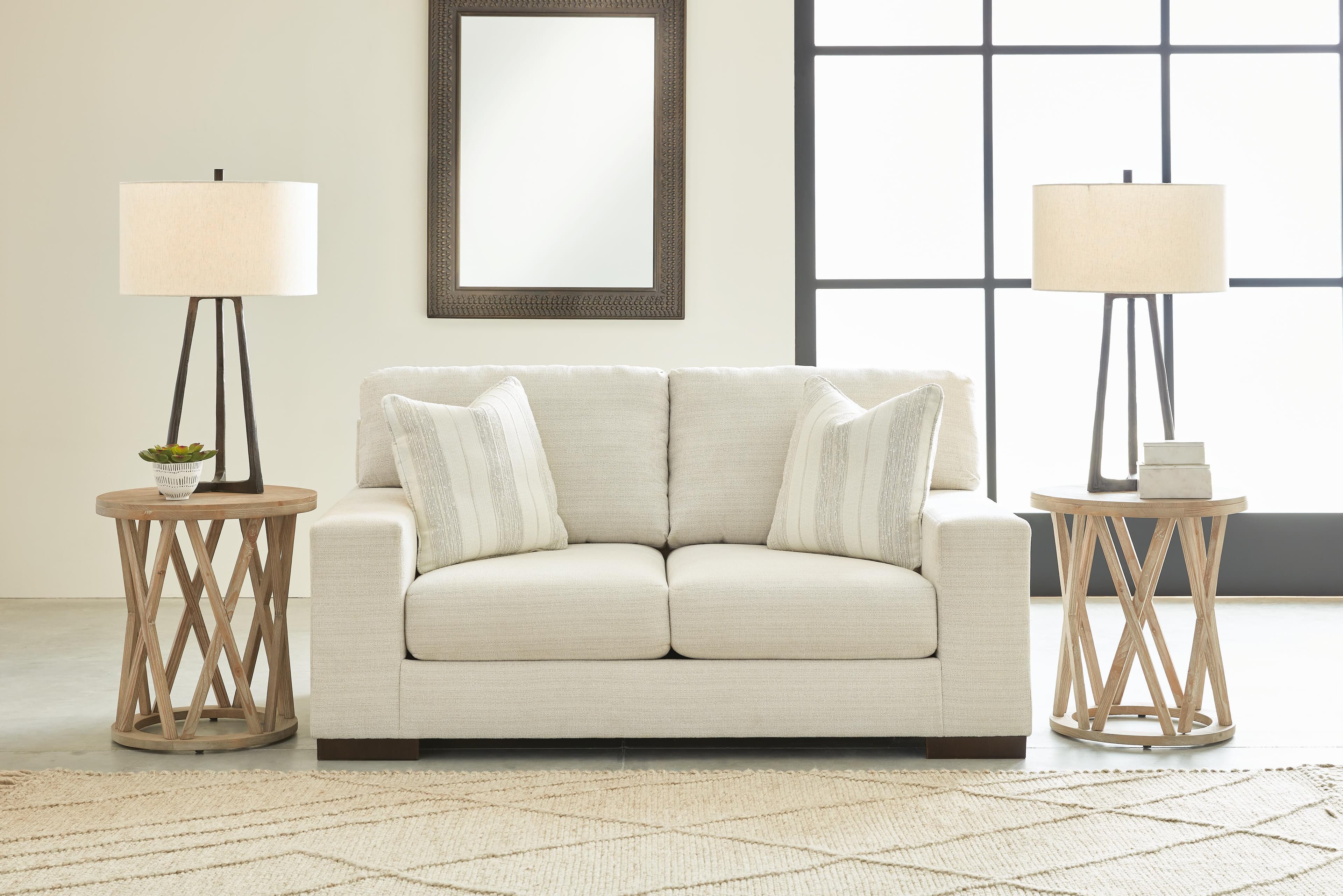 Maggie Loveseat — White — view 2