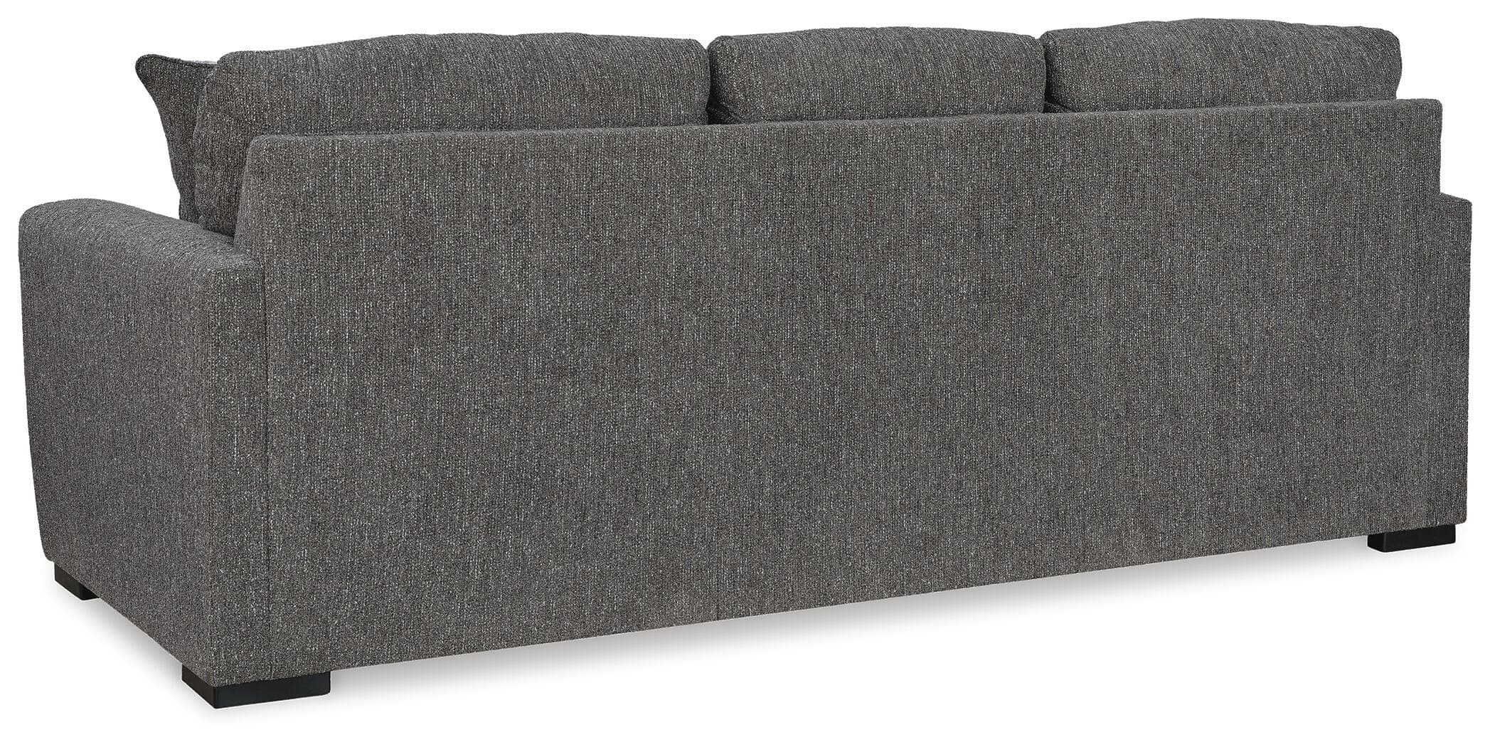 Gardiner Sofa Chaise — Black/Gray — view 7
