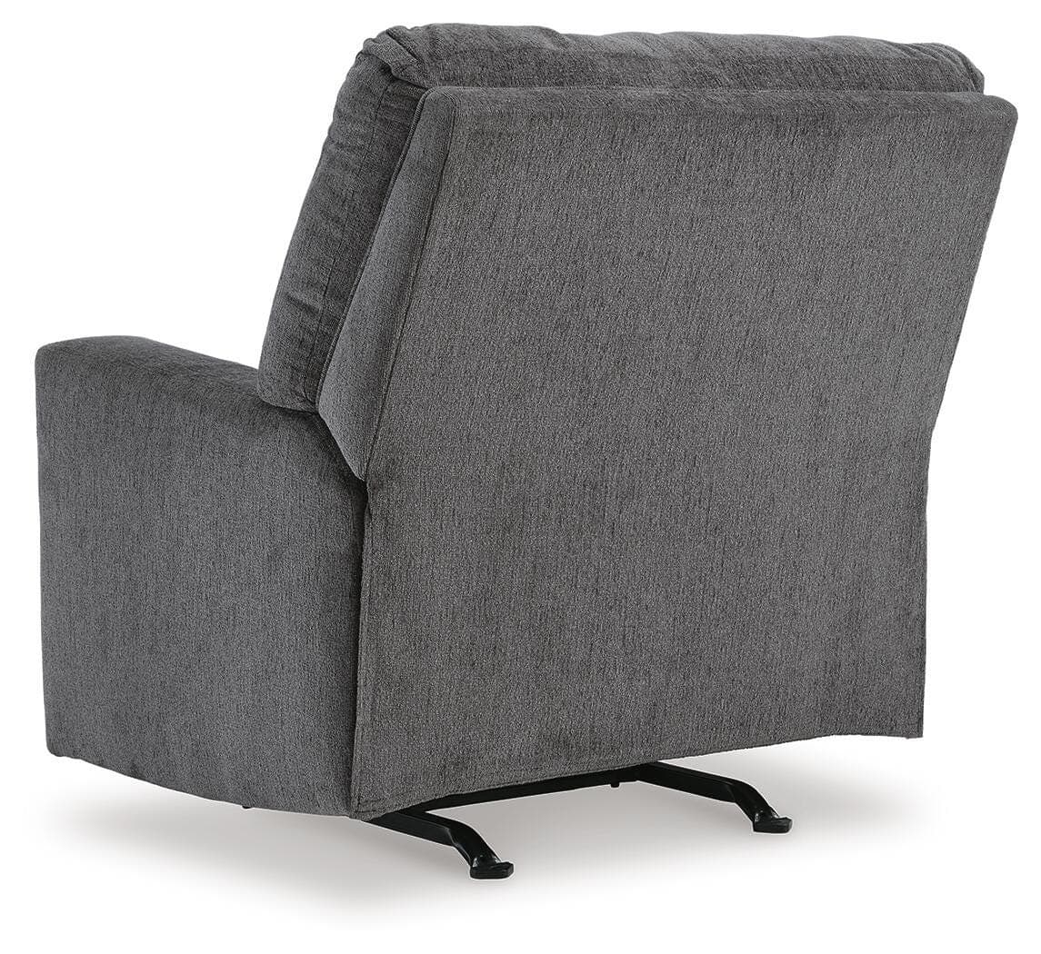 Rannis Recliner — Black/Gray — view 6