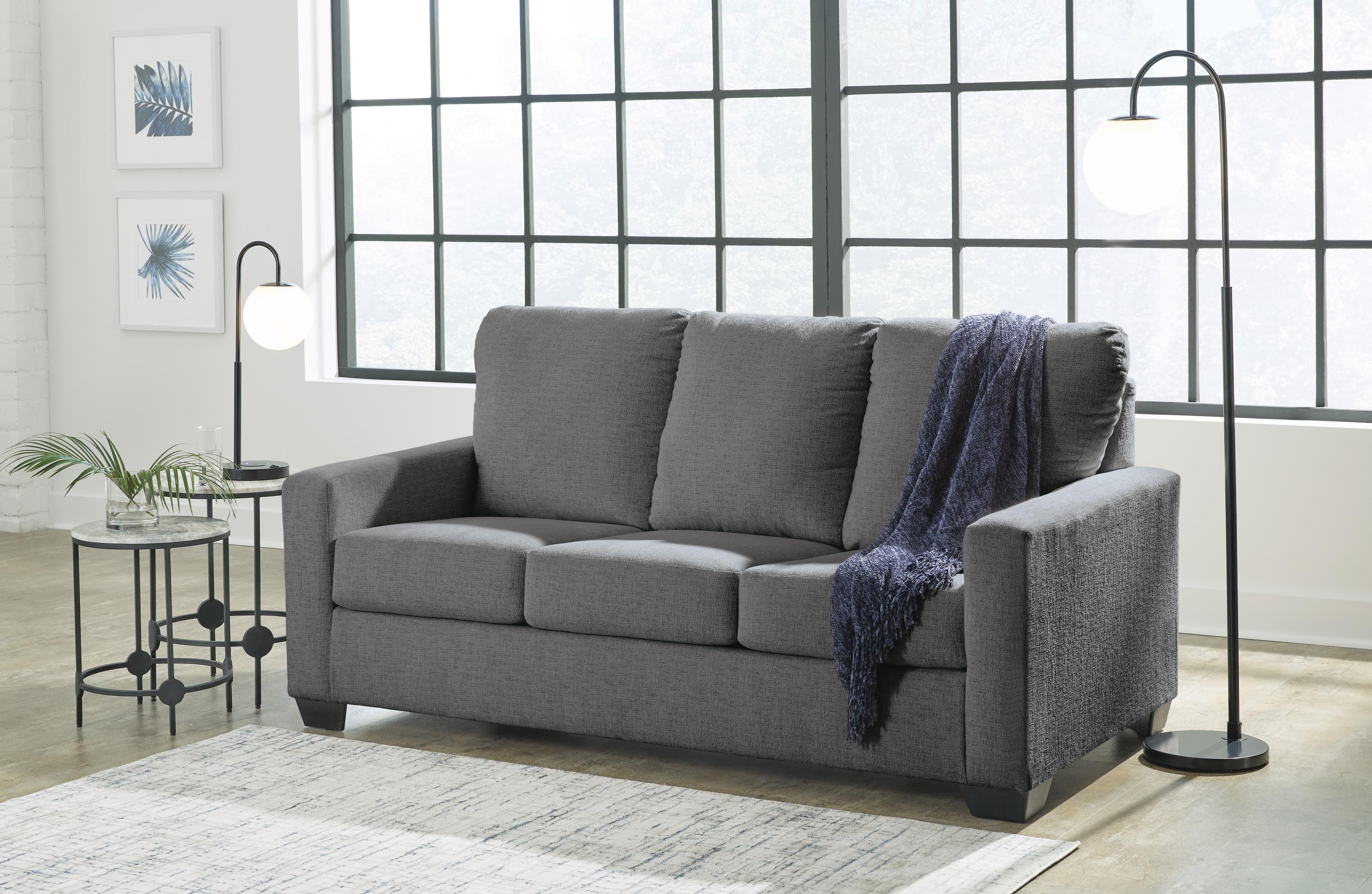 Rannis Full Sofa Sleeper — Black/Gray — view 2