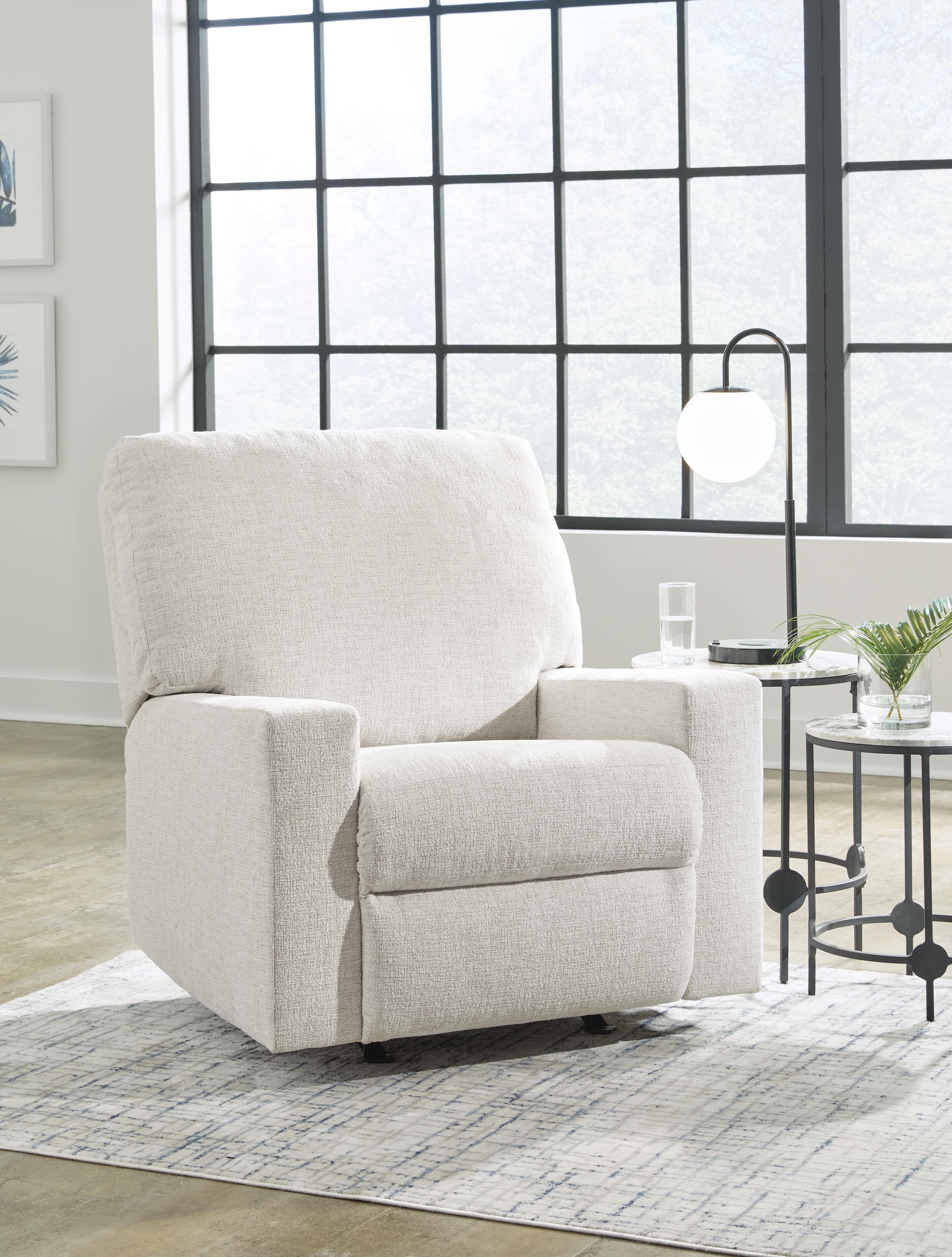 Rannis Recliner — White — view 2