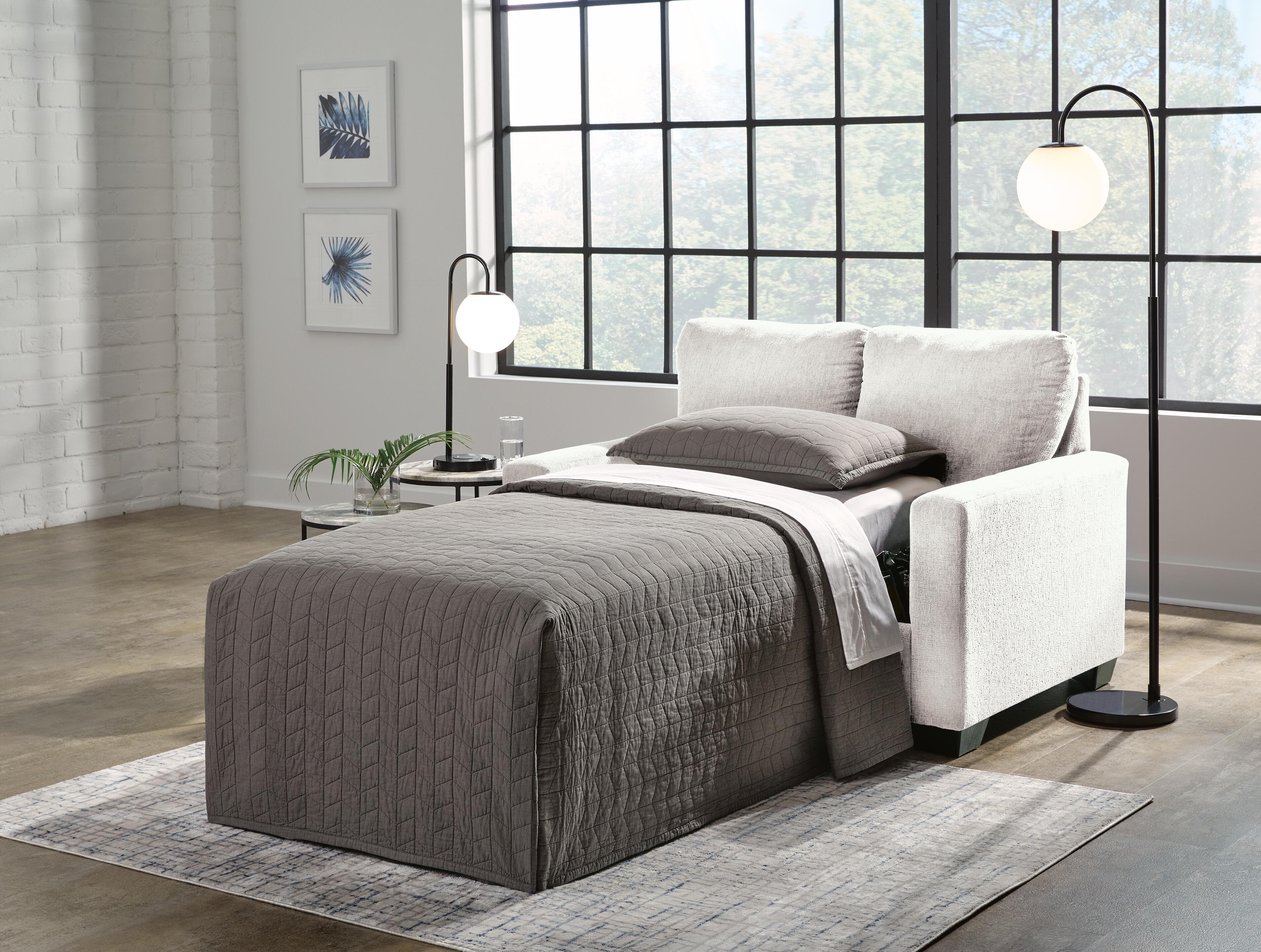 Rannis Twin Sofa Sleeper — White — view 7