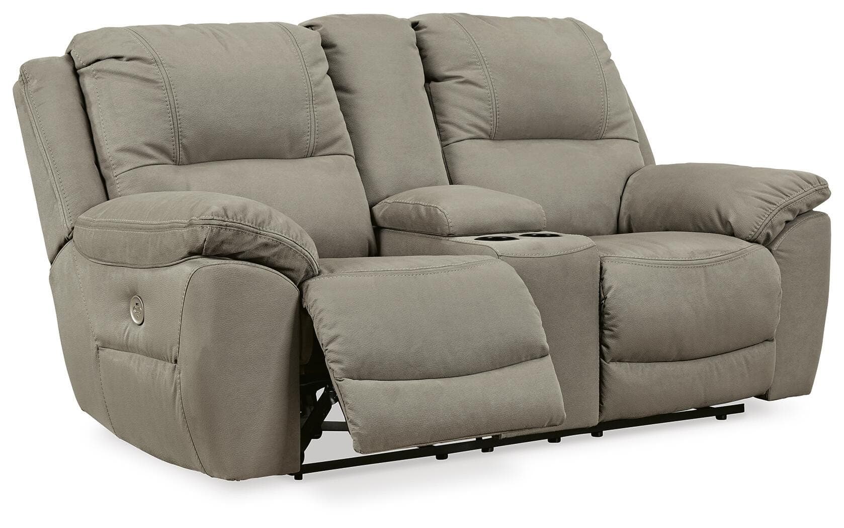 Next-Gen Gaucho Power Reclining Loveseat with Console — Brown/Beige — view 3