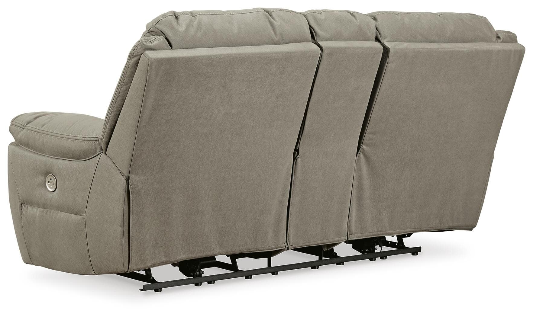 Next-Gen Gaucho Power Reclining Loveseat with Console — Brown/Beige — view 6