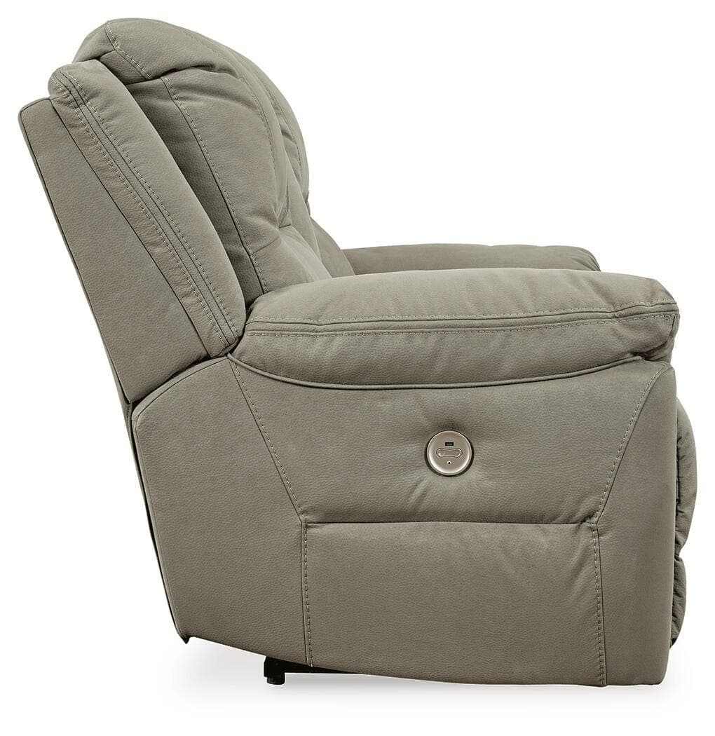 Next-Gen Gaucho Power Reclining Loveseat with Console — Brown/Beige — view 5