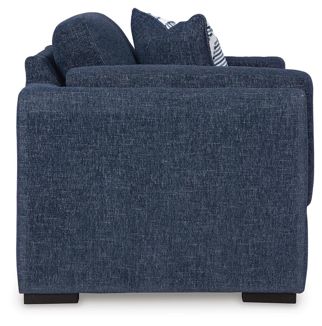 Evansley Oversized Chair — Blue — view 4