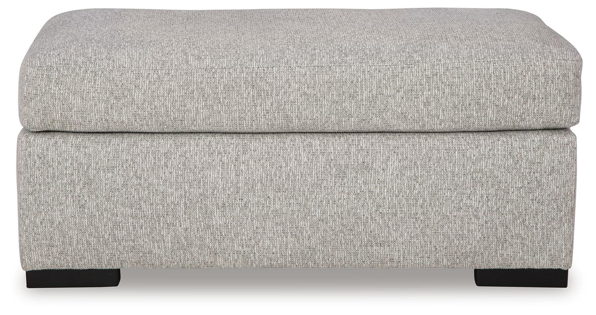 Evansley Ottoman — Black/Gray — view 3