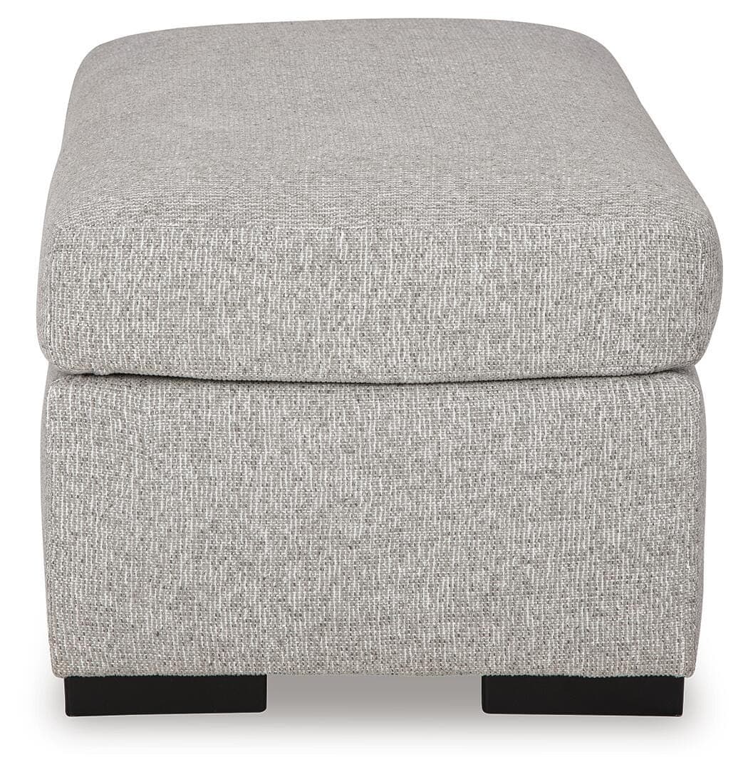 Evansley Ottoman — Black/Gray — view 4