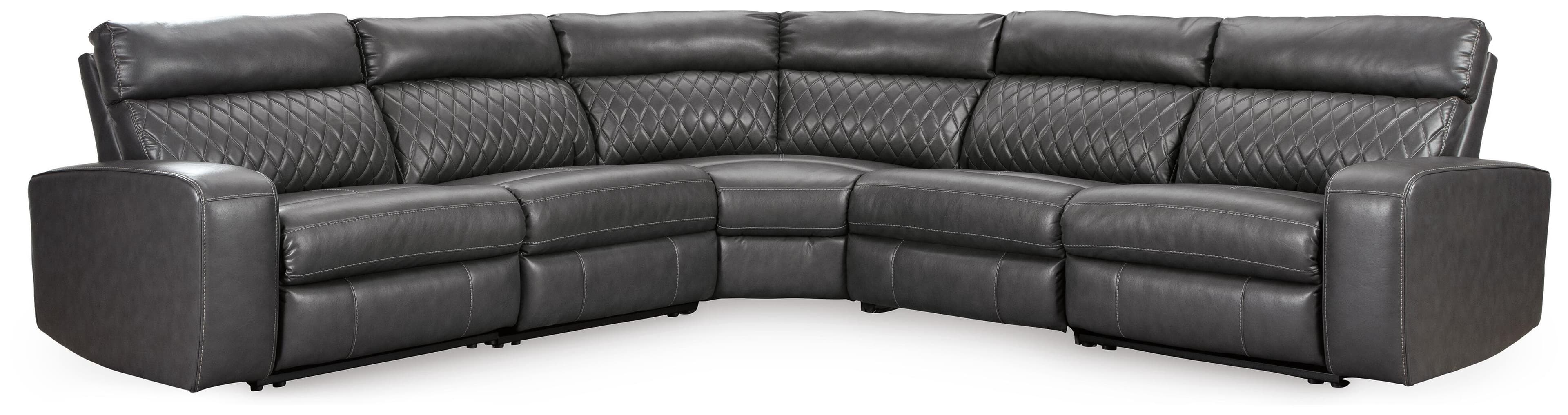 Samperstone 5-Piece Power Reclining Sectional