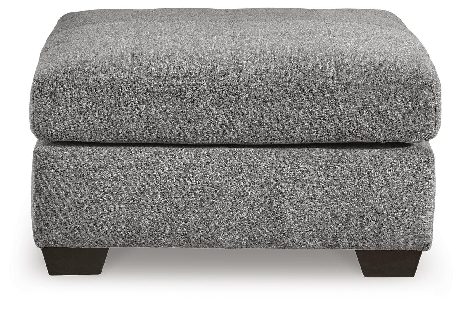 Marleton Oversized Accent Ottoman — Black/Gray — view 3