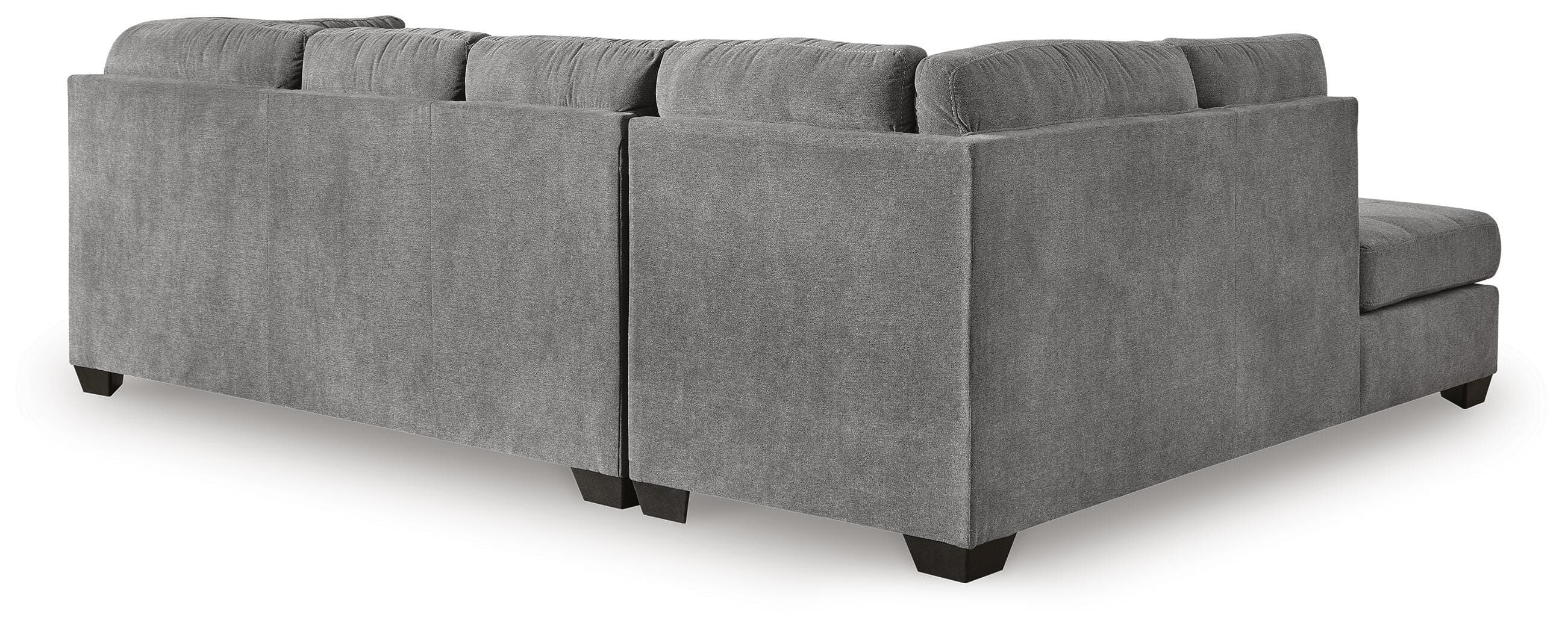 Marleton 2-Piece Sectional with Chaise — Black/Gray — view 3