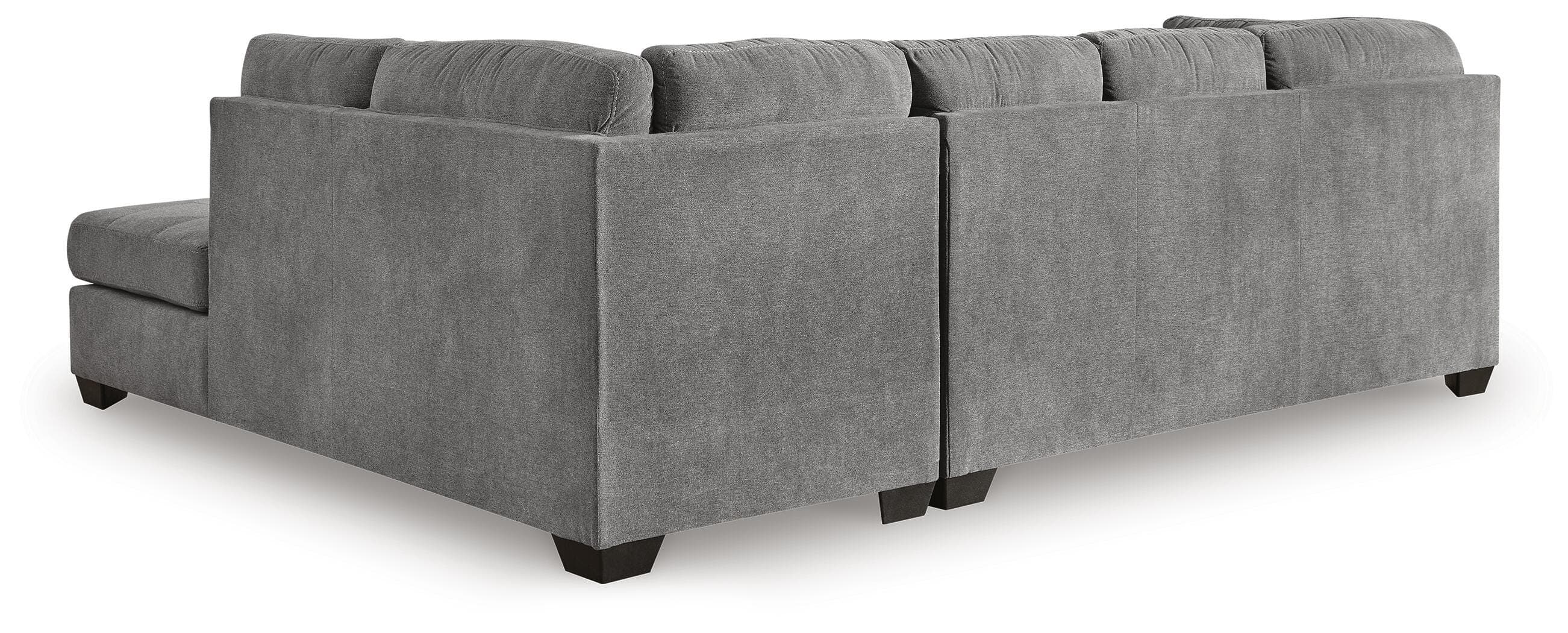 Marleton 2-Piece Sectional with Chaise — Black/Gray — view 3
